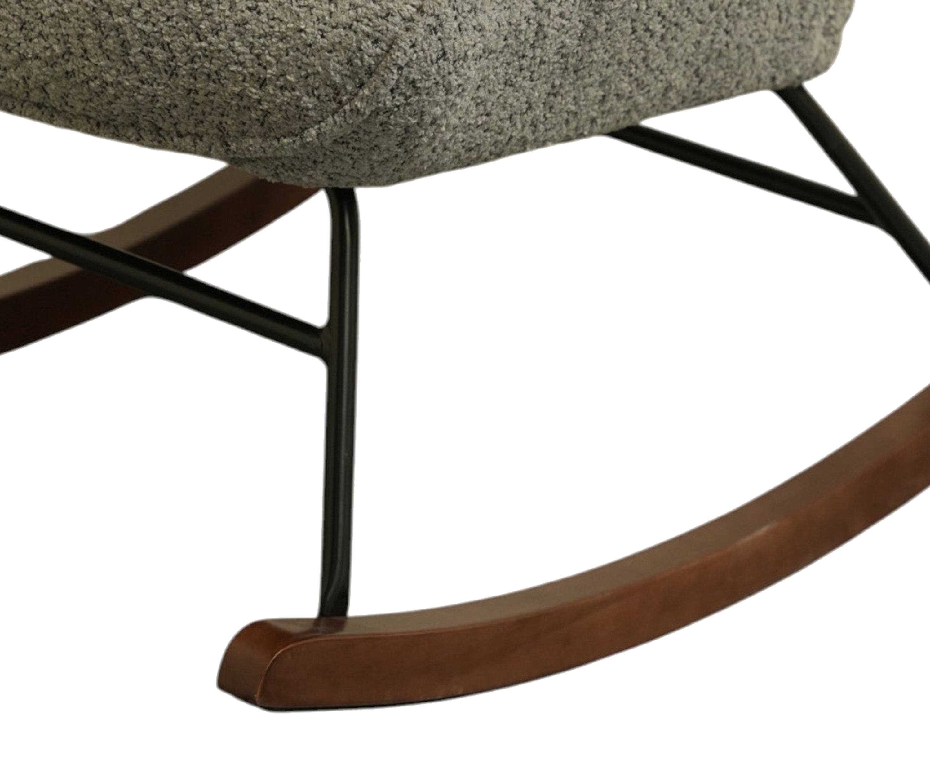 Solacing Boucle Rocking Chair