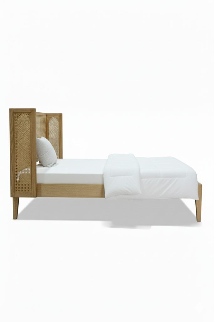 Soren Cane Panel Bed