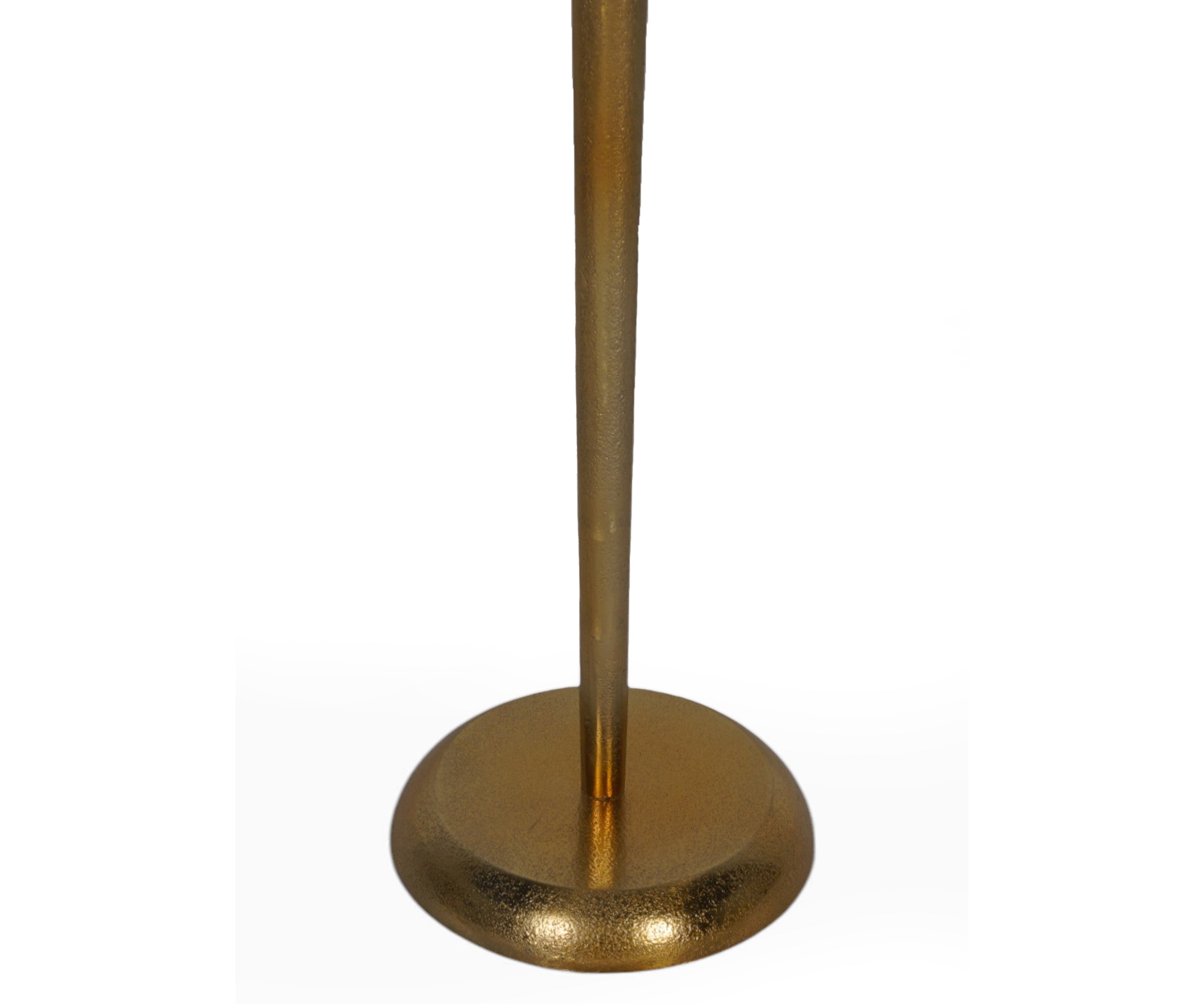 Tall Tray Accent Peg Table in Burnished Gold