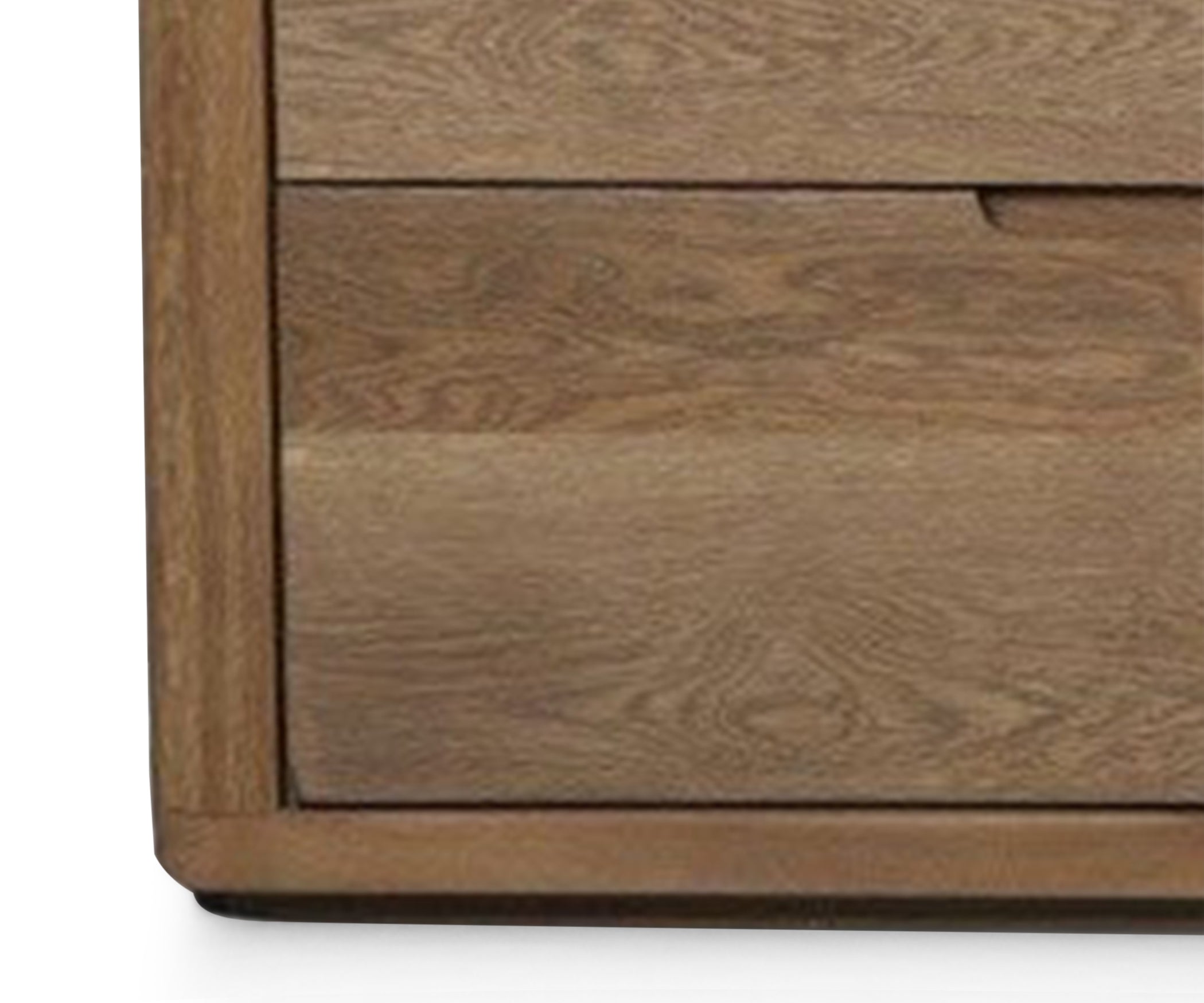 Oak Wood Modern 6 Drawer Chest