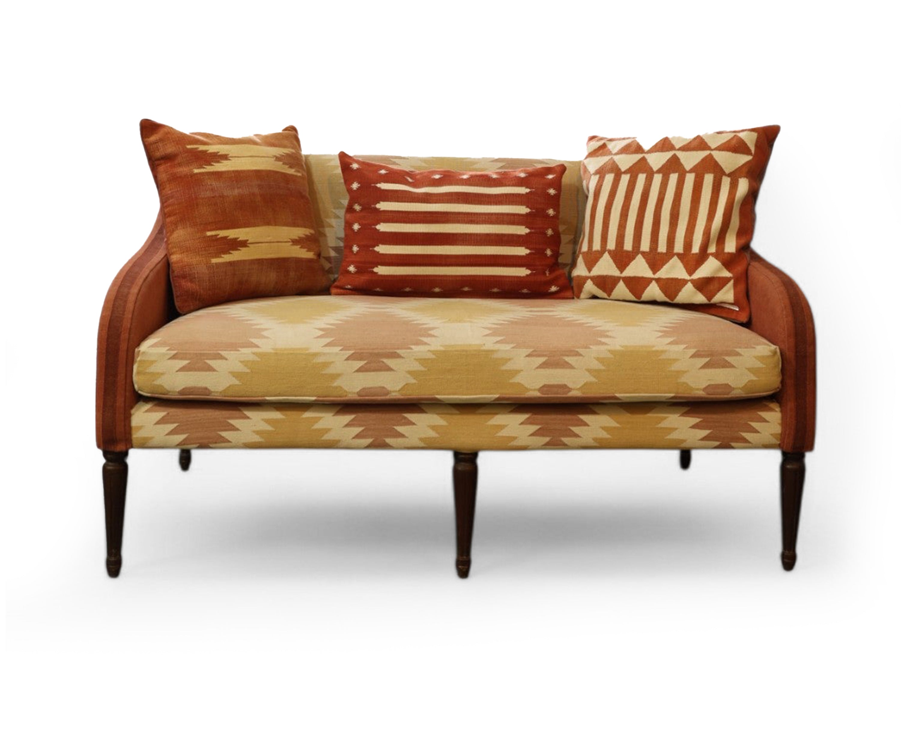 Two-Seater Sofa in Handwoven Dhurrie