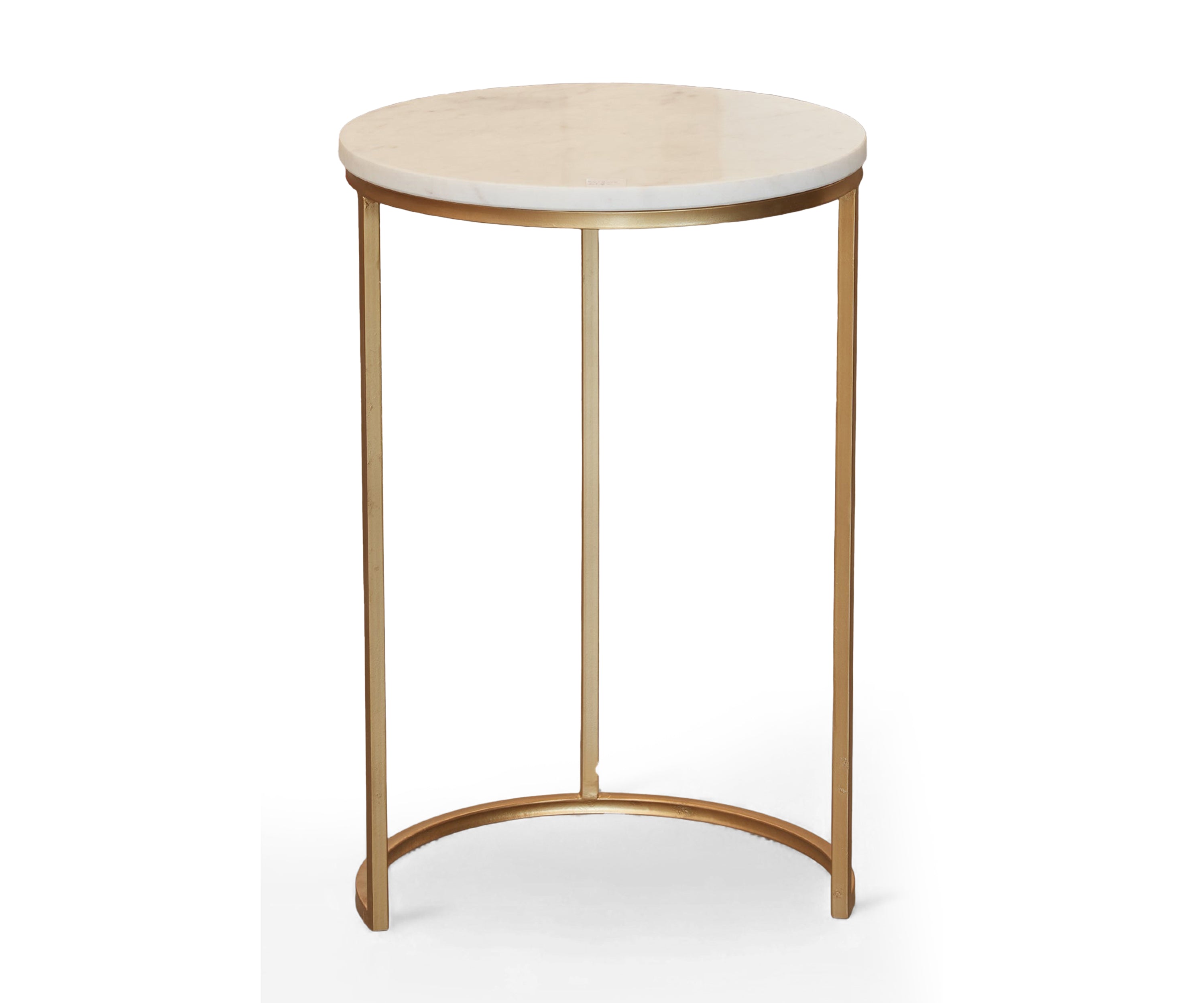 Marble Top Side Table Set of 2