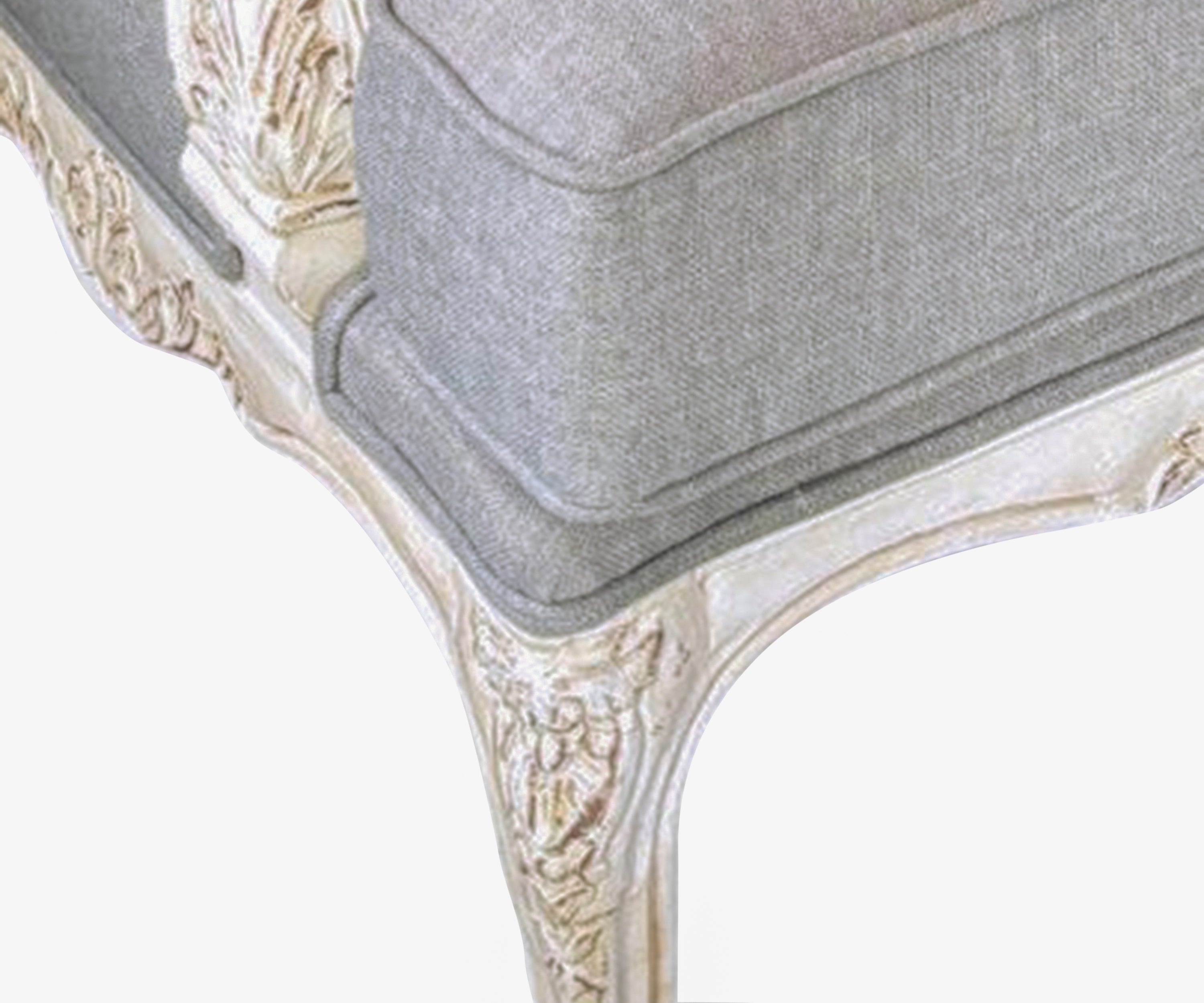 Hand Carved French Arm Chair