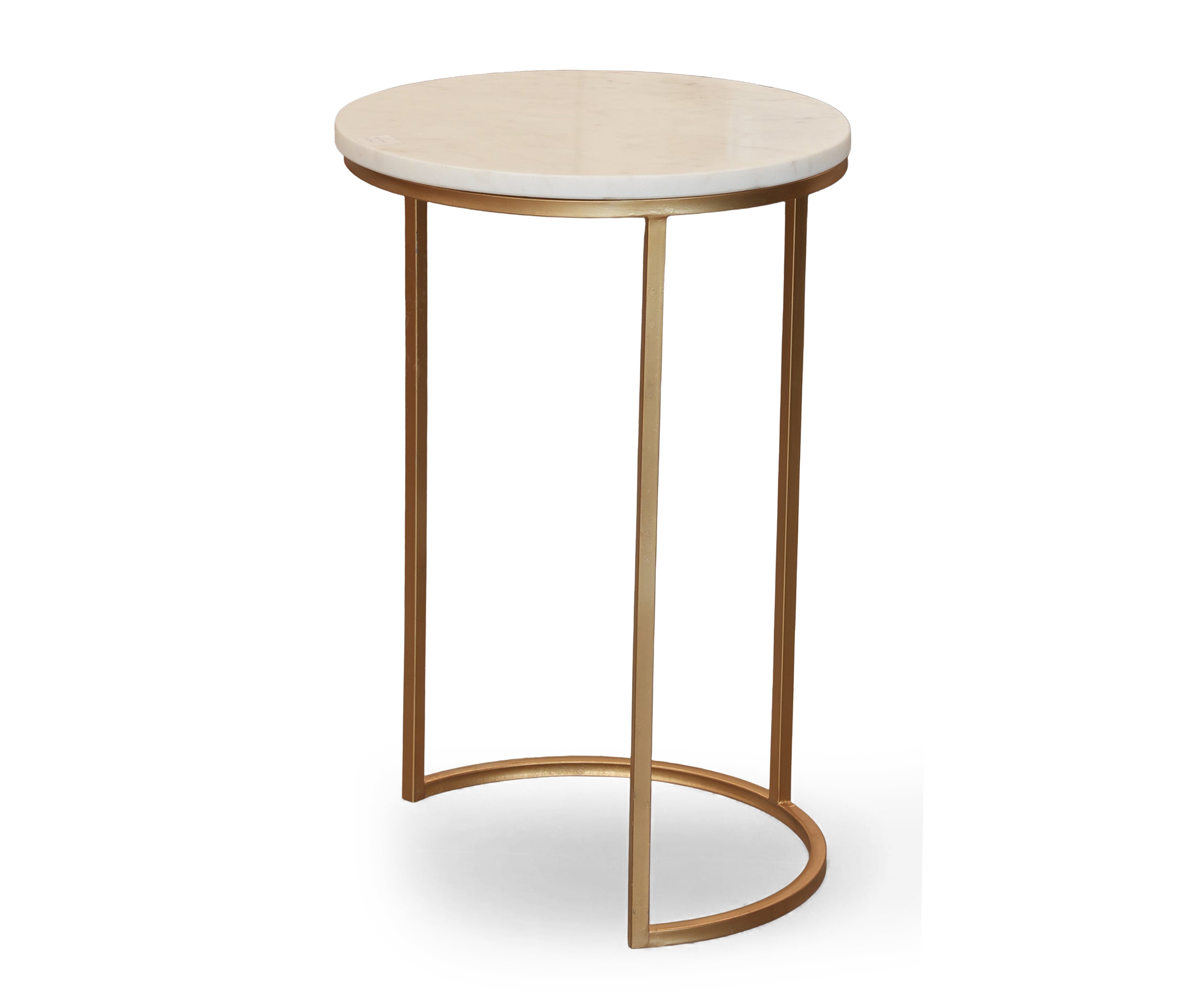 Marble Top Side Table Set of 2