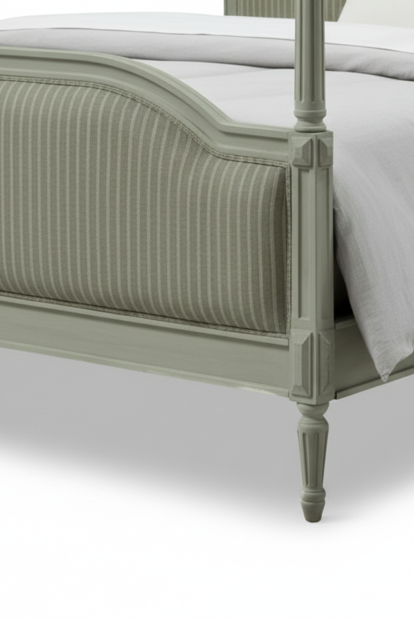 Amber Gustavian Canopy Bed