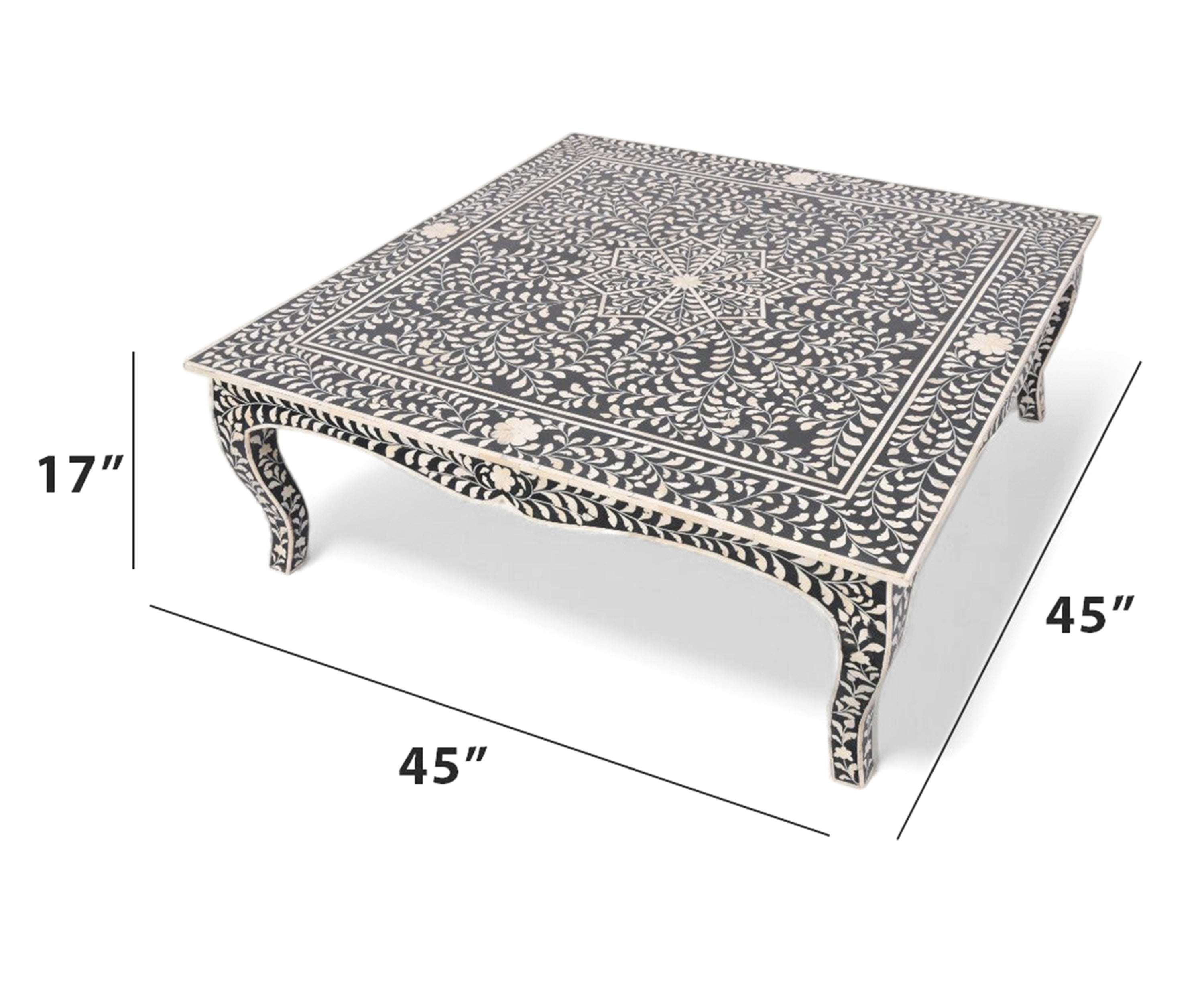 Bone Inlay coffee table