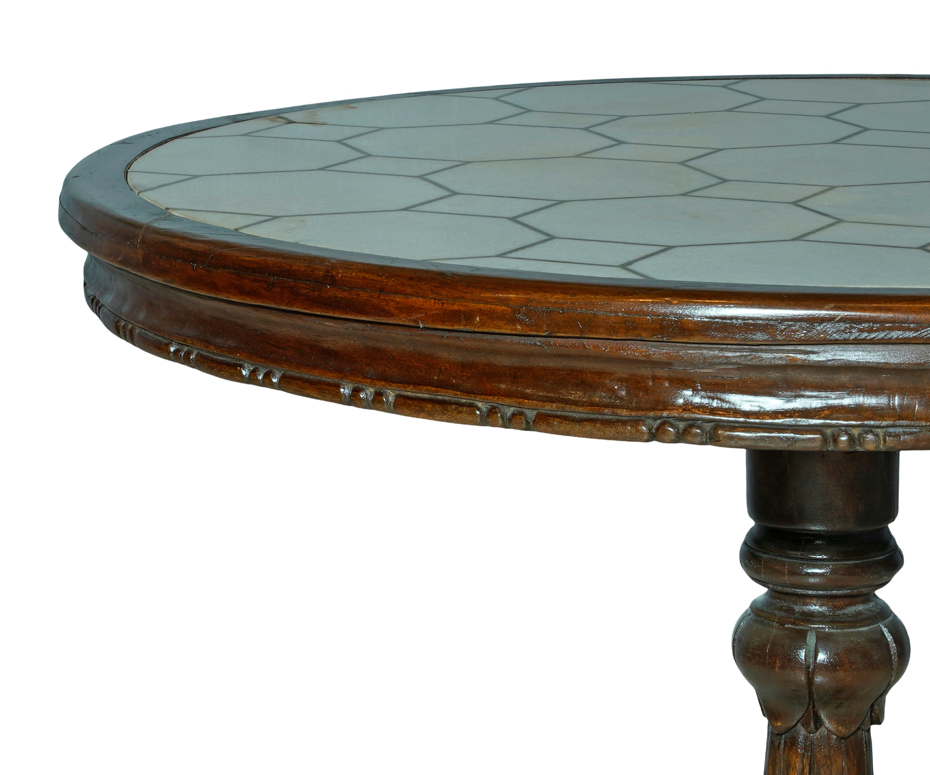 French Hand Carved Occasional Table