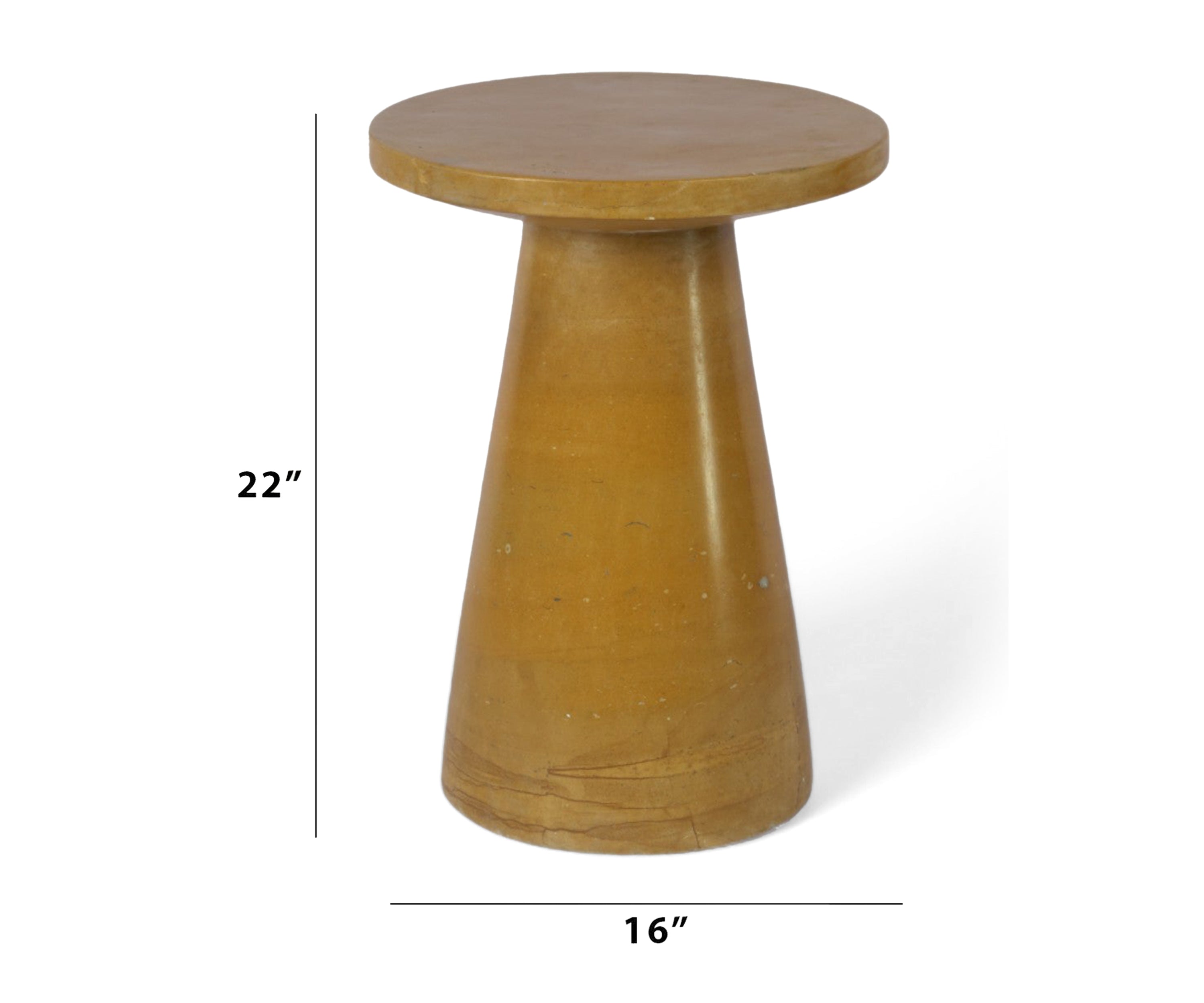 Minimal brown side table