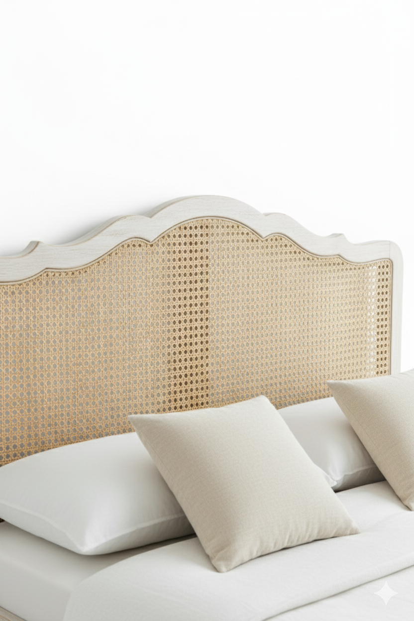 Louis XV Rattan Bed