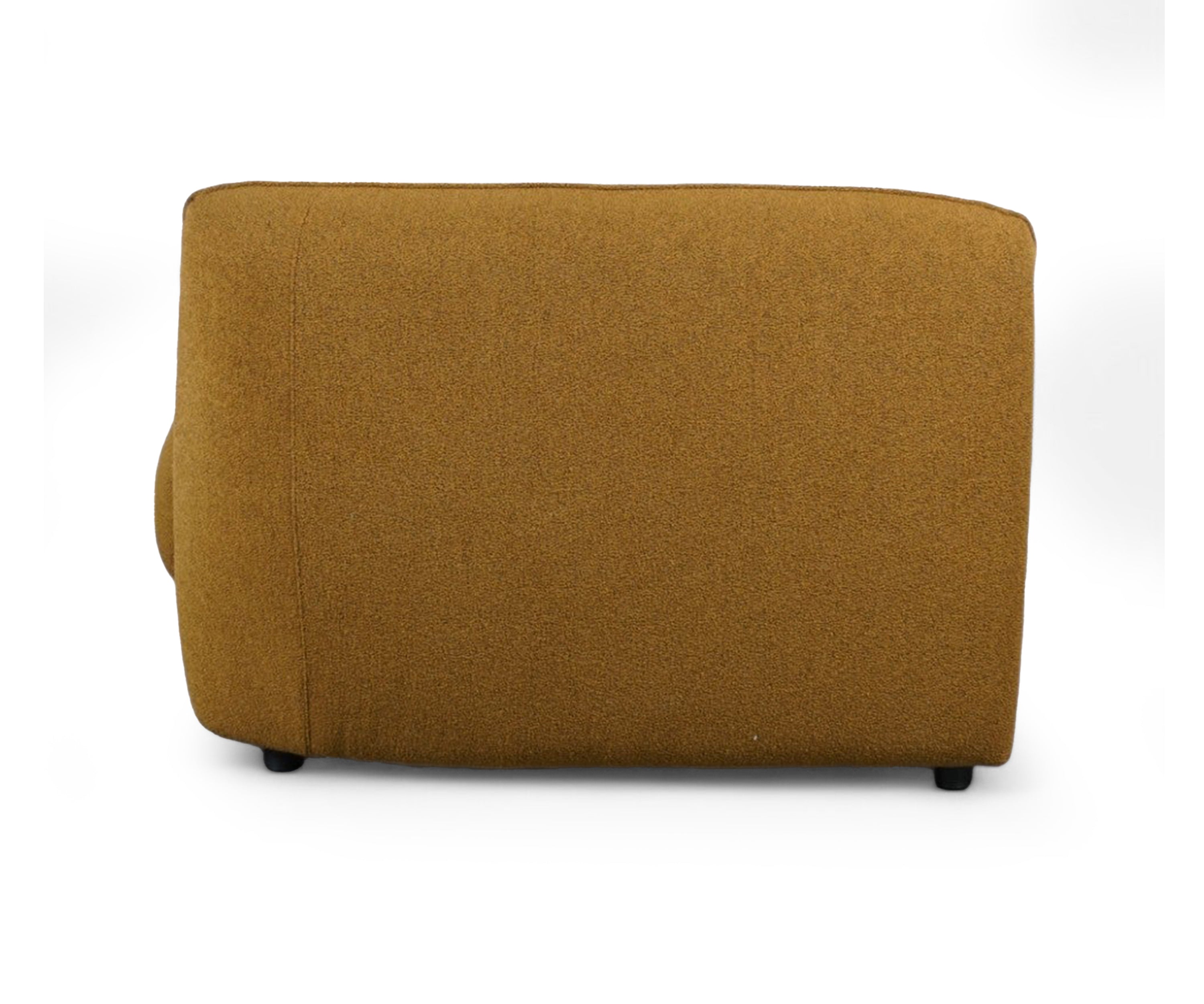 Boucle Mustered L Shape Sofa