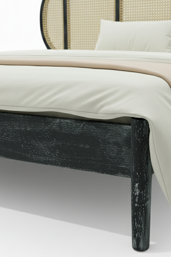Monroe Rattan Bed