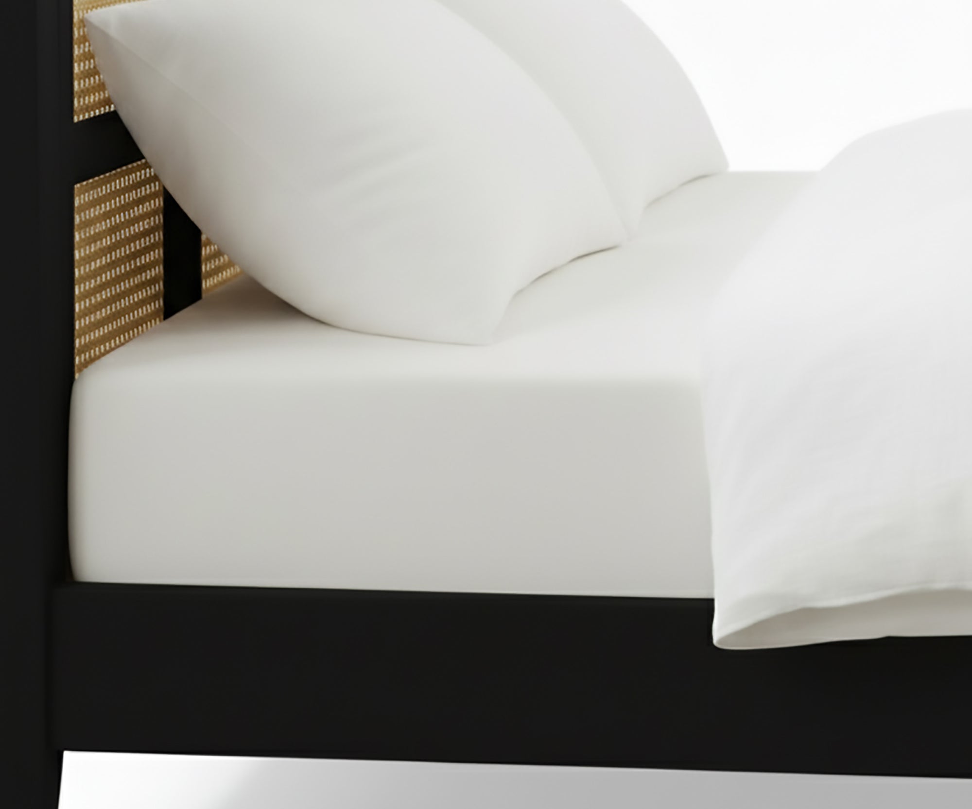 Noir Black Cane Poster Bed