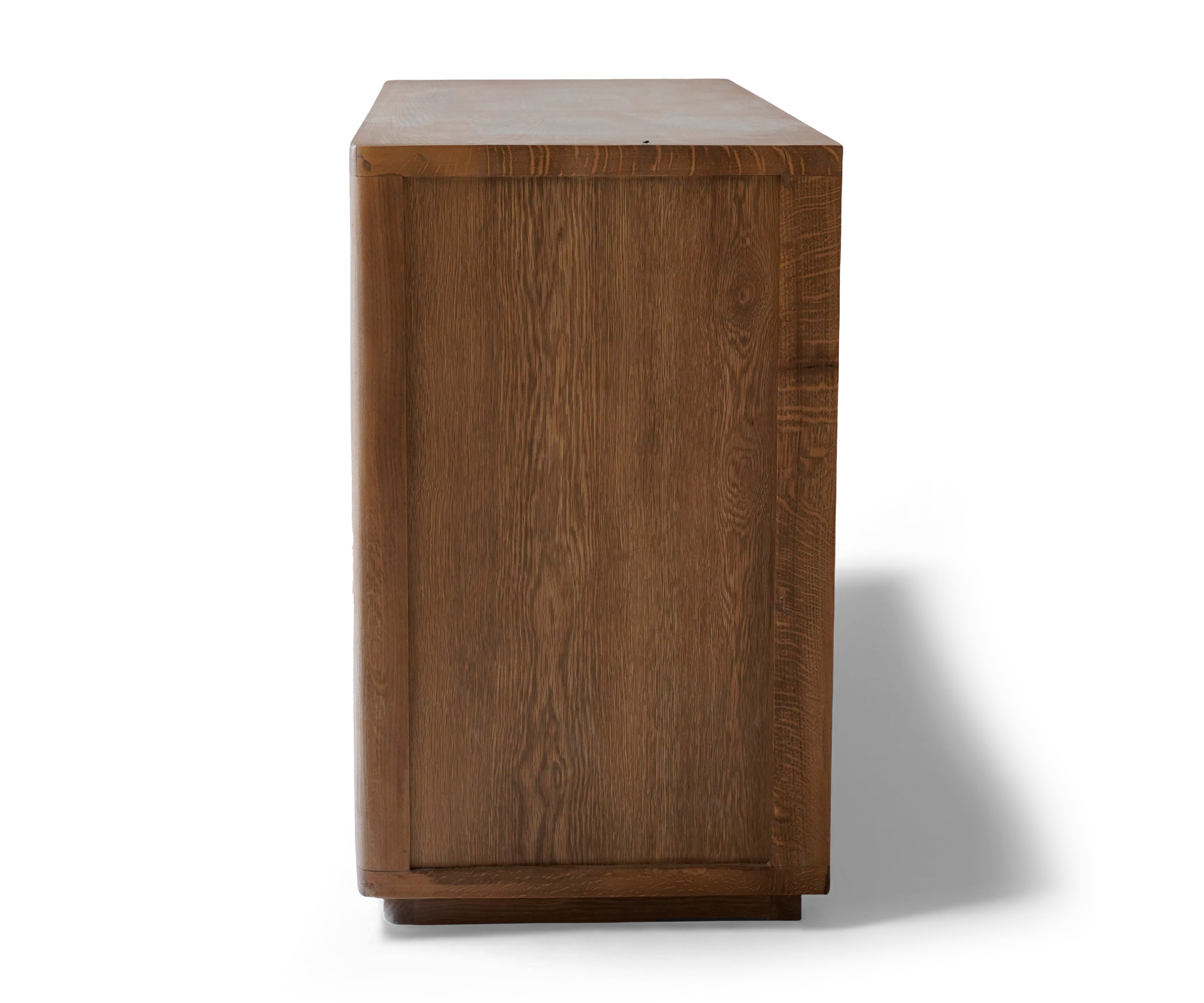 Breton Double Door Oak Wood Cabinet