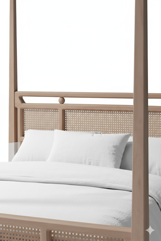Kingston Four Poster Cane Bed