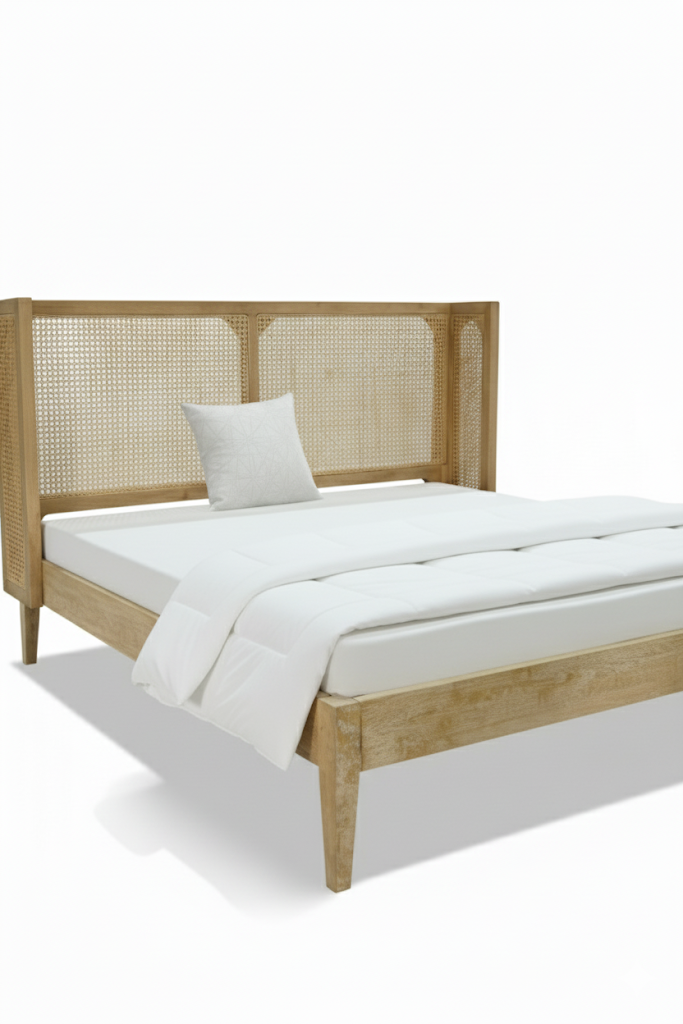 Soren Cane Panel Bed