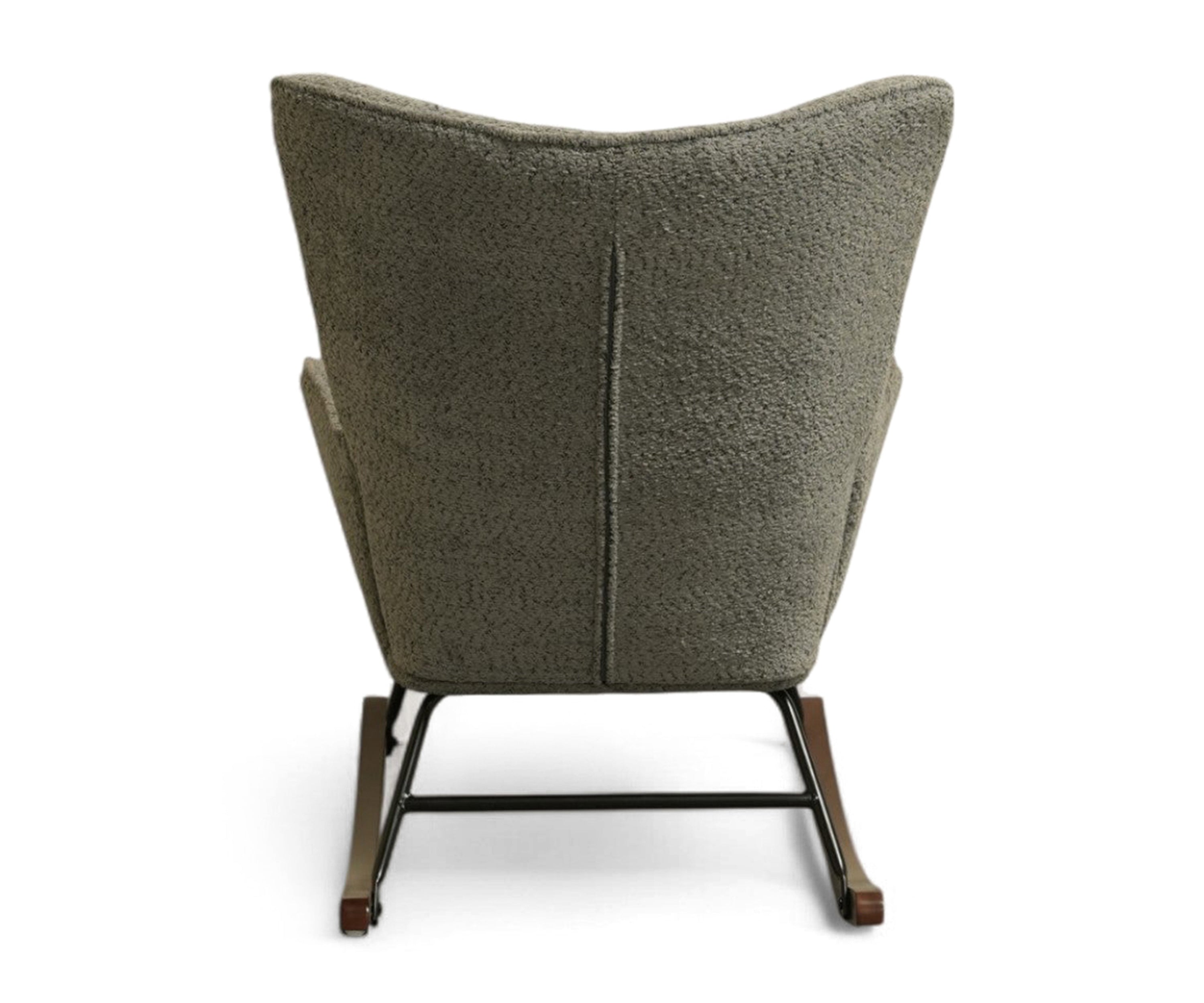 Solacing Boucle Rocking Chair