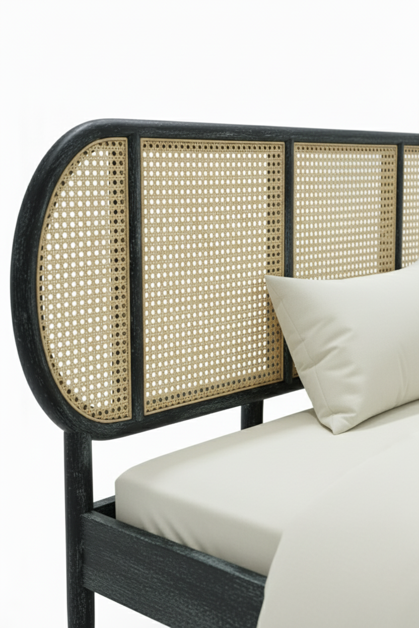 Monroe Rattan Bed
