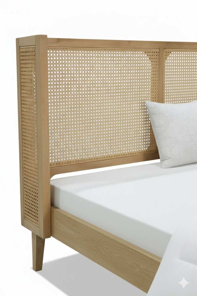 Soren Cane Panel Bed