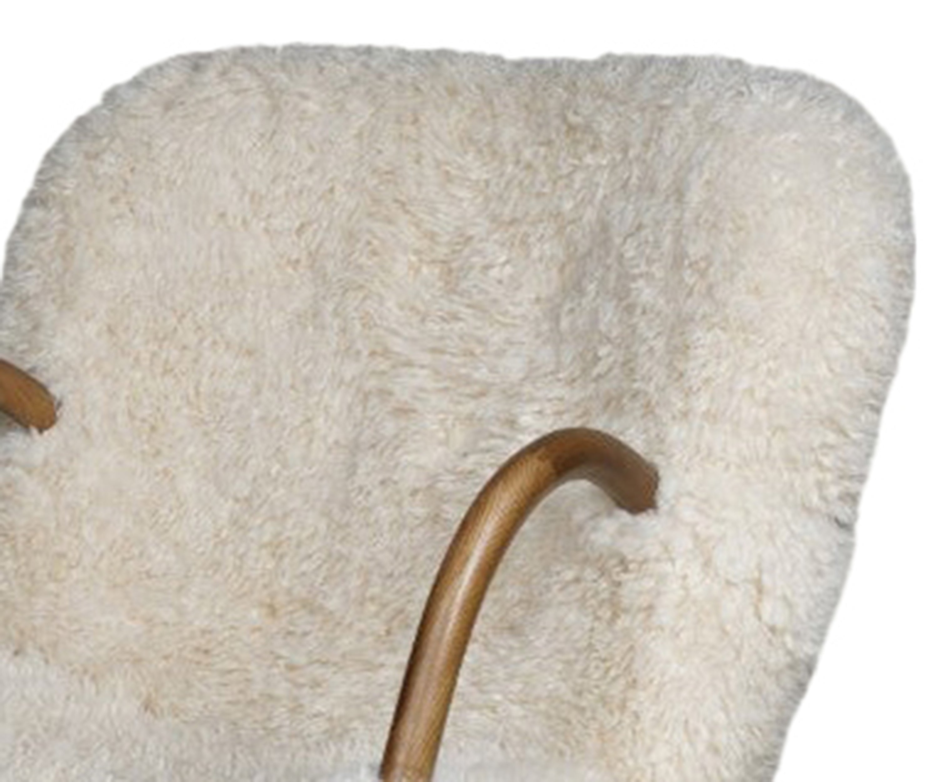 Scandi-Inspired Nordic Minimalist Bouclé Armchair