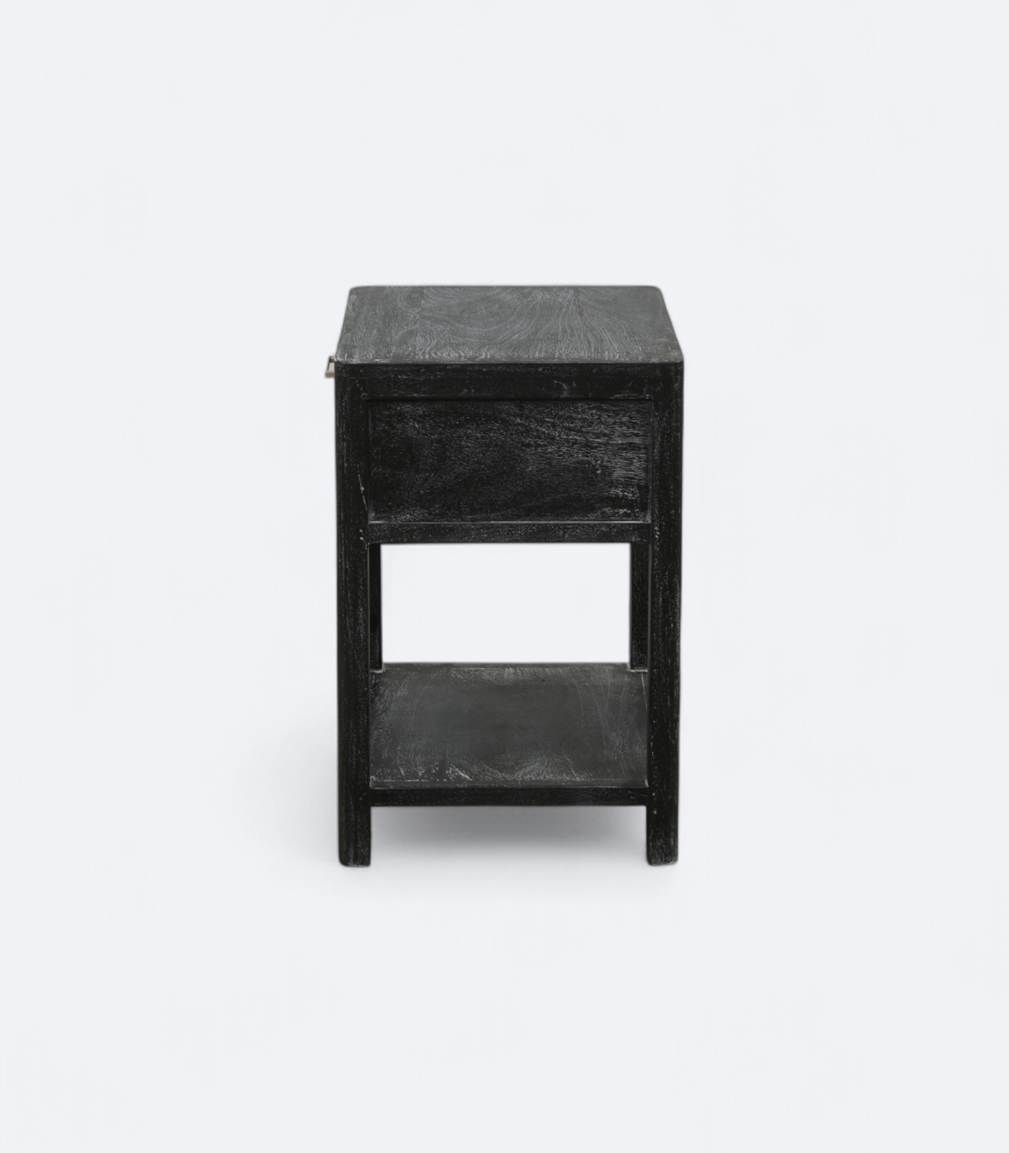 Cane-Front Nightstand Table