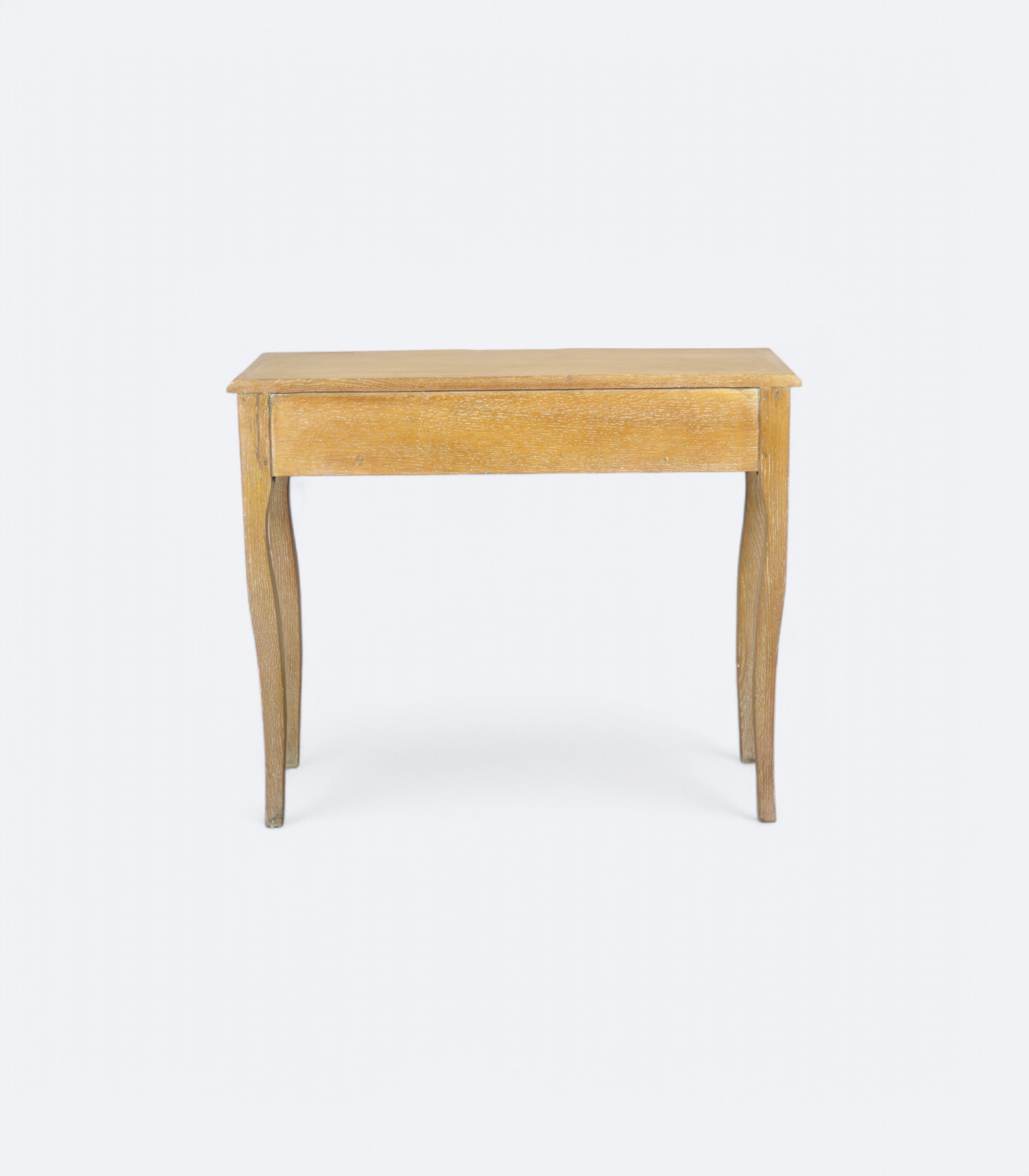 French Oak-Yellow Hand-Carved Console Table