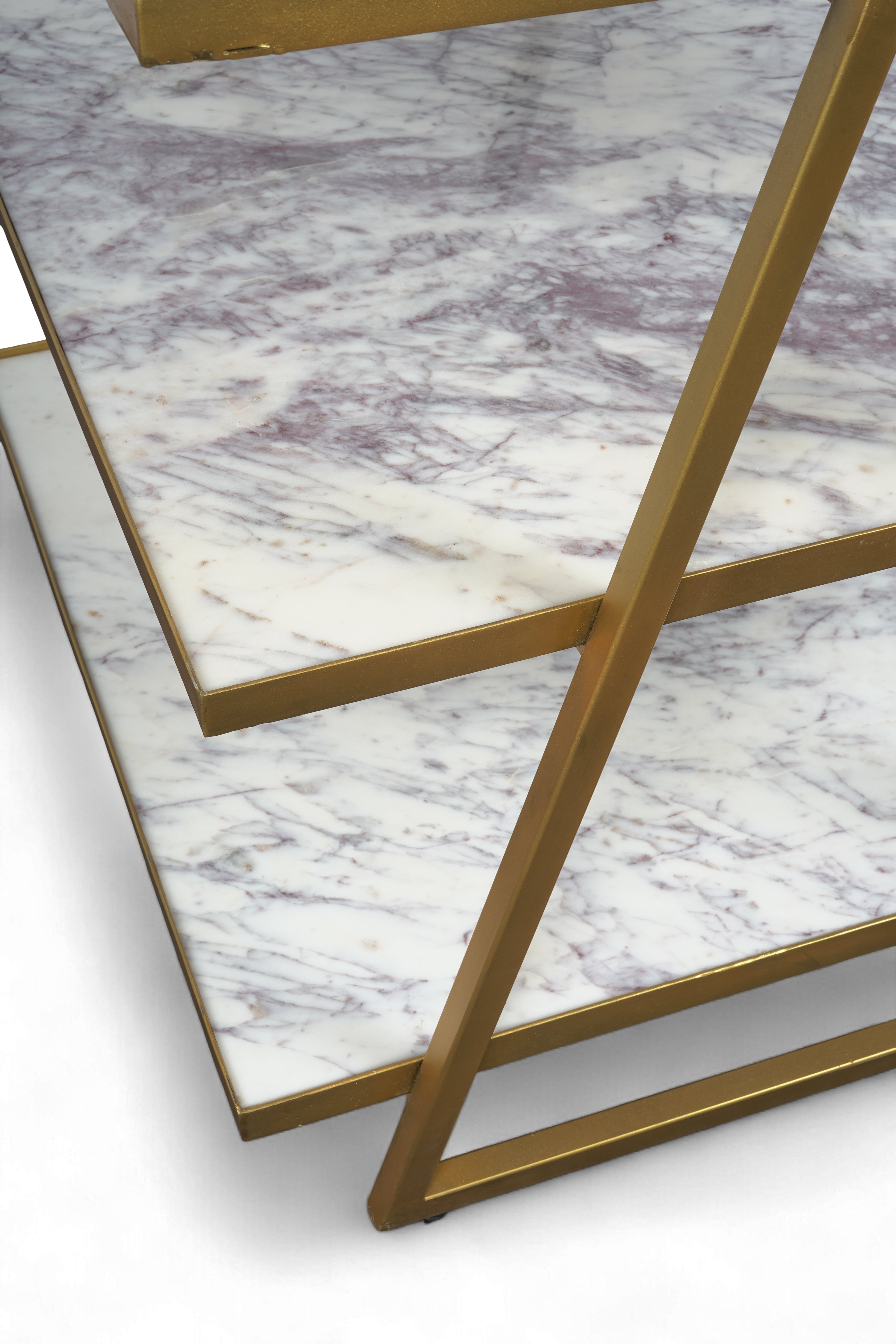Marble & Gold Metal Shelve