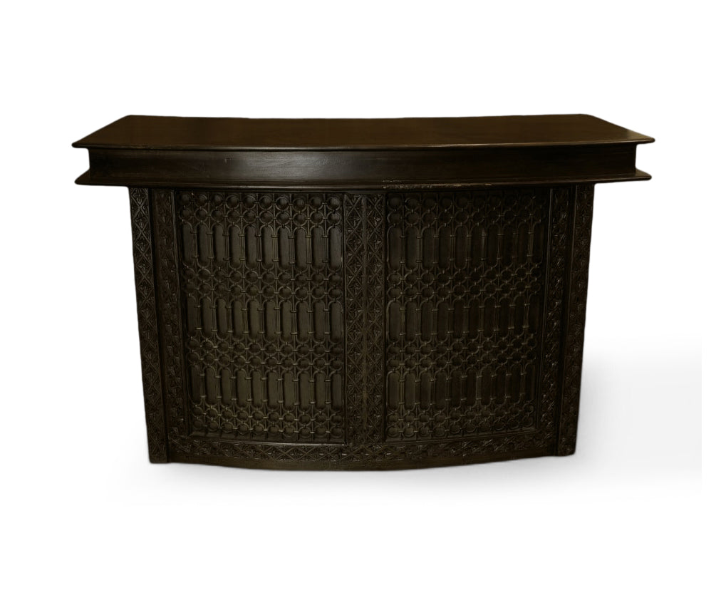 Bar Counter With Metal Grill