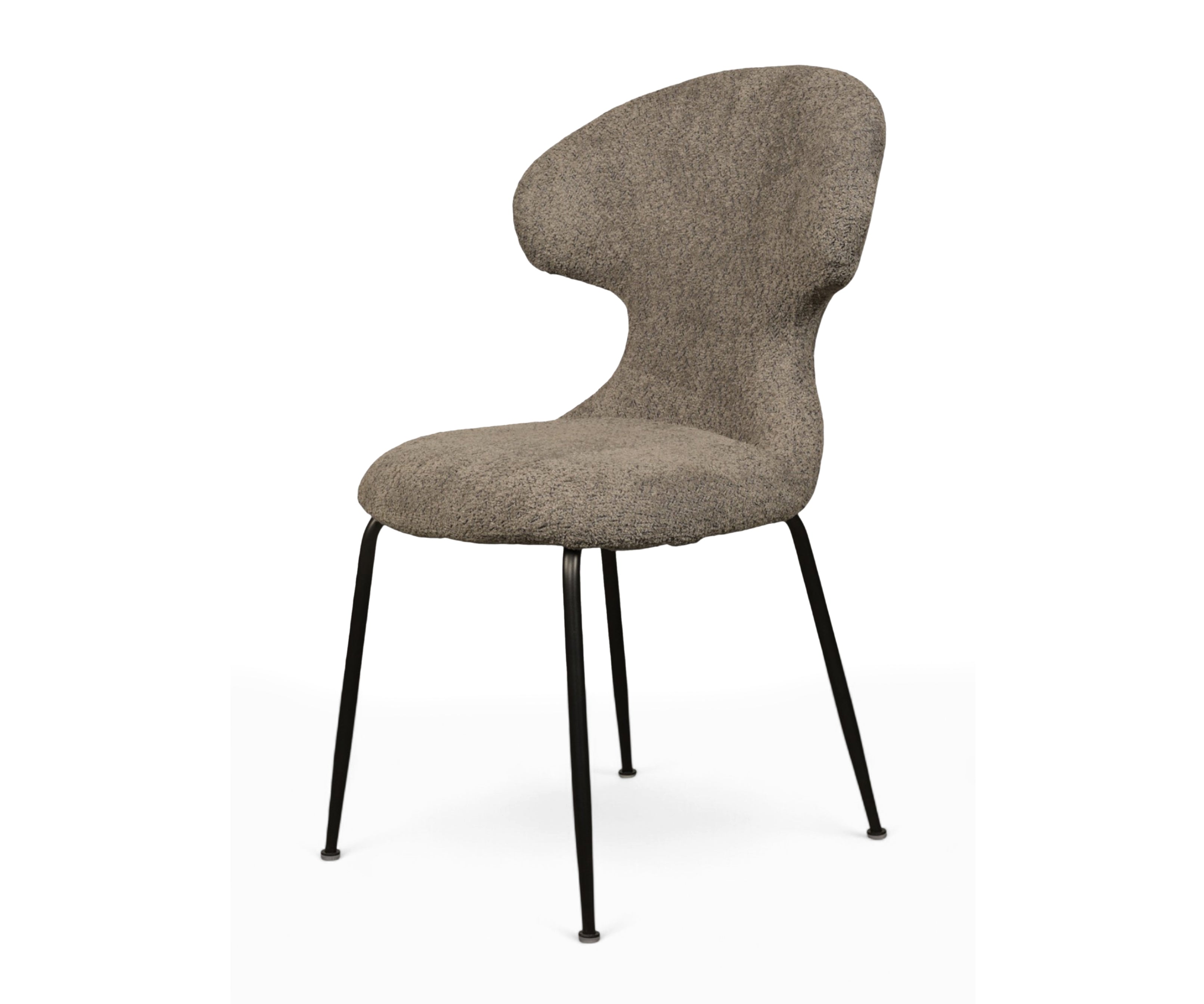 Sculpted Mid-Century Modern Dining Chair