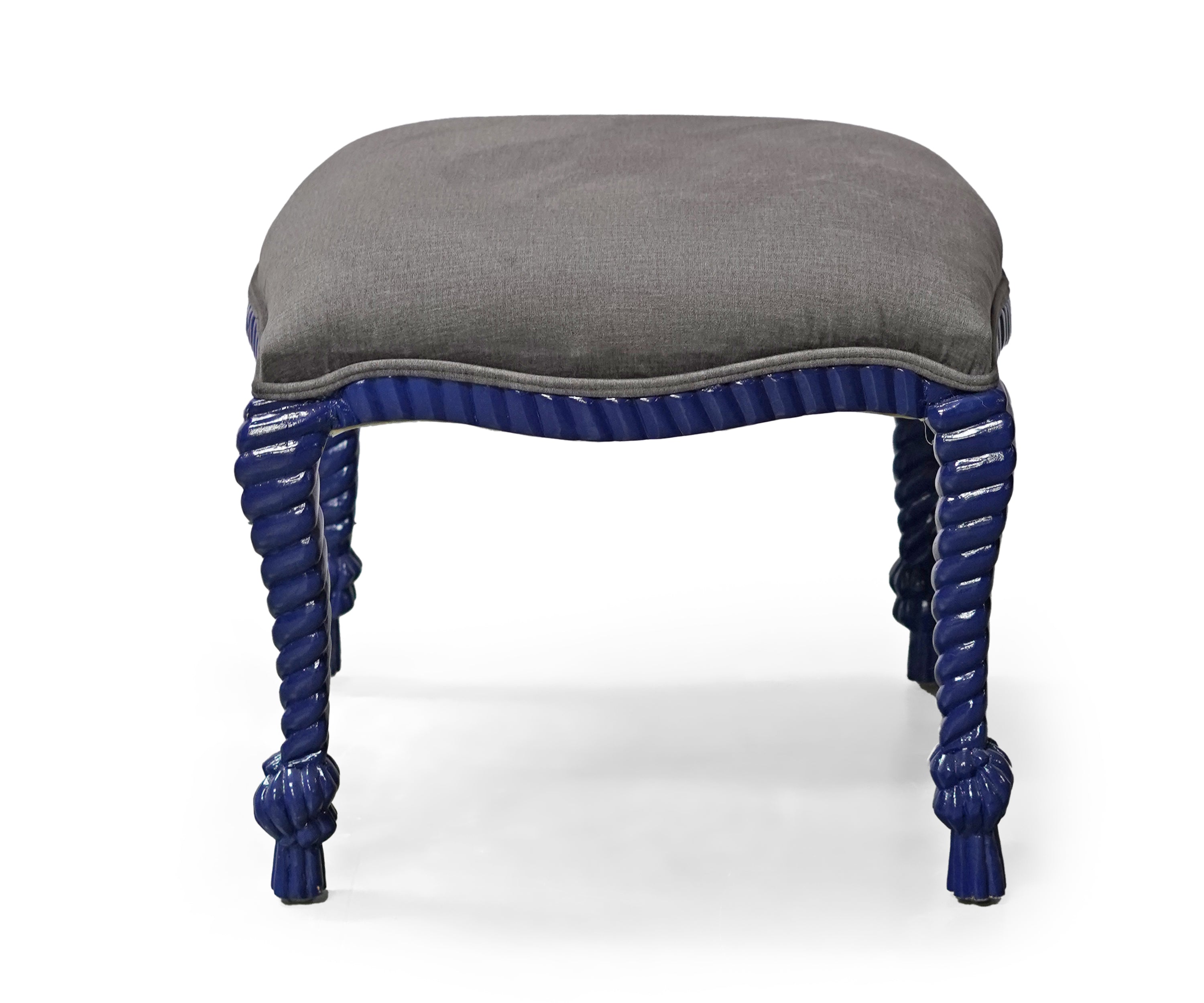 Royal Ottoman with Whimsical Legs