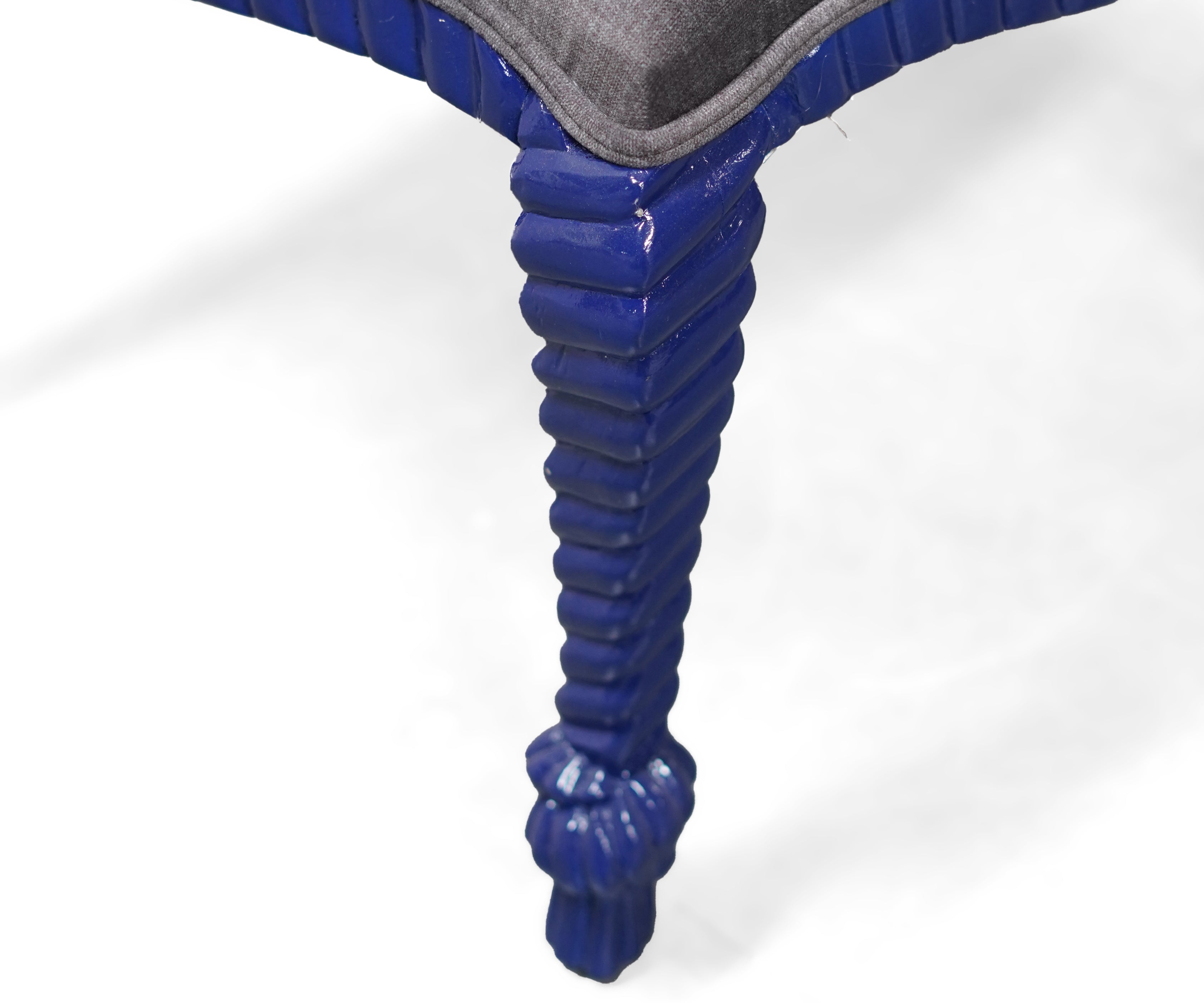 Royal Ottoman with Whimsical Legs