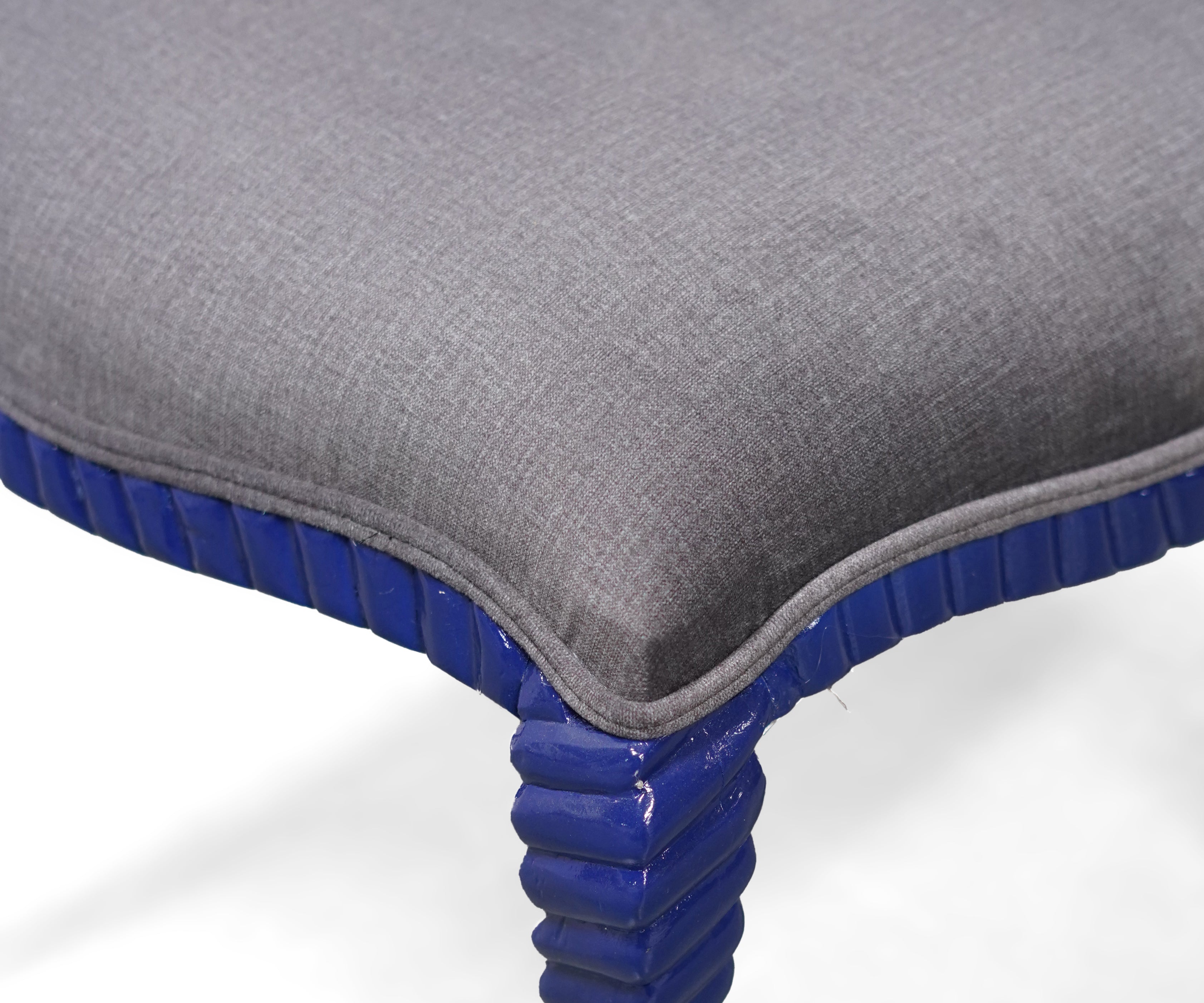 Royal Ottoman with Whimsical Legs