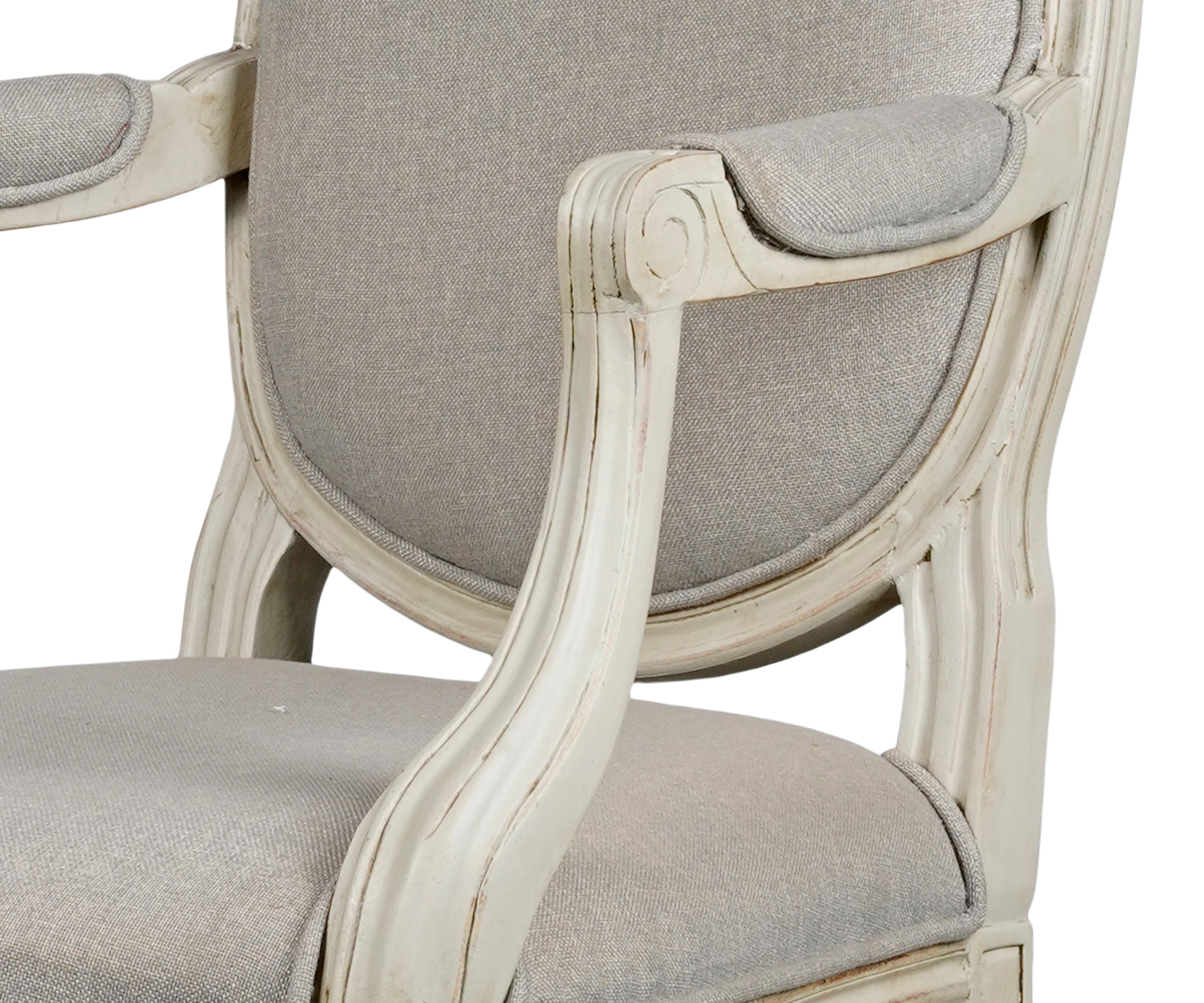 Classic Wood Carved Arm Chair