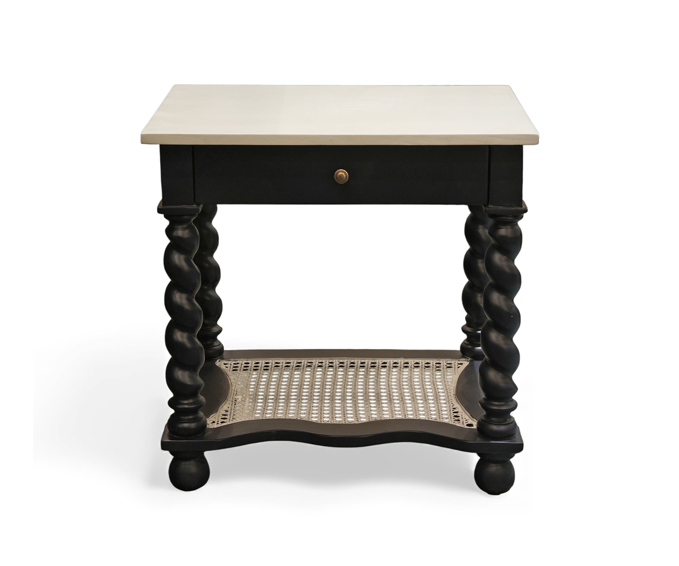 Cane Bed Side Table