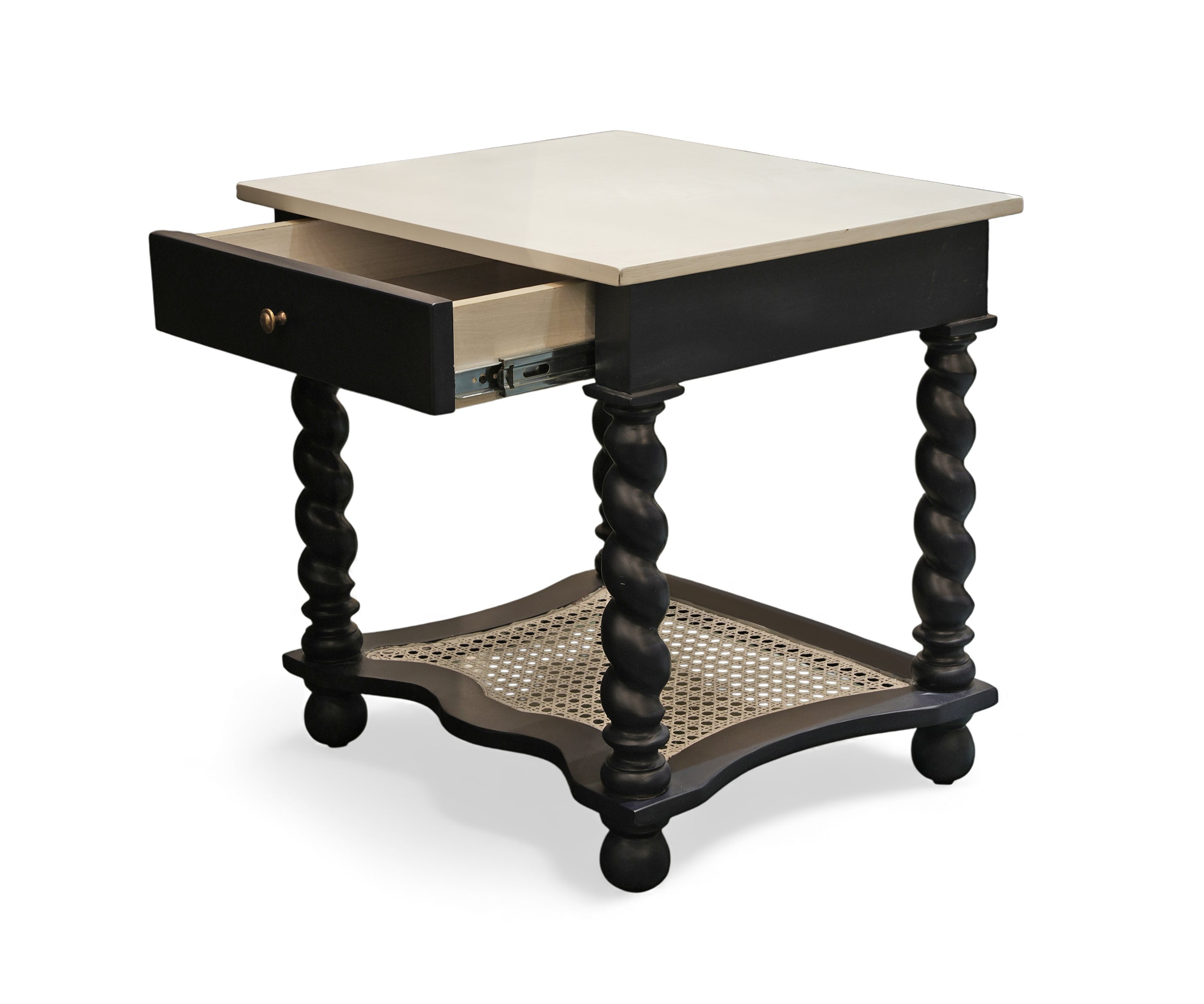 Cane Bed Side Table