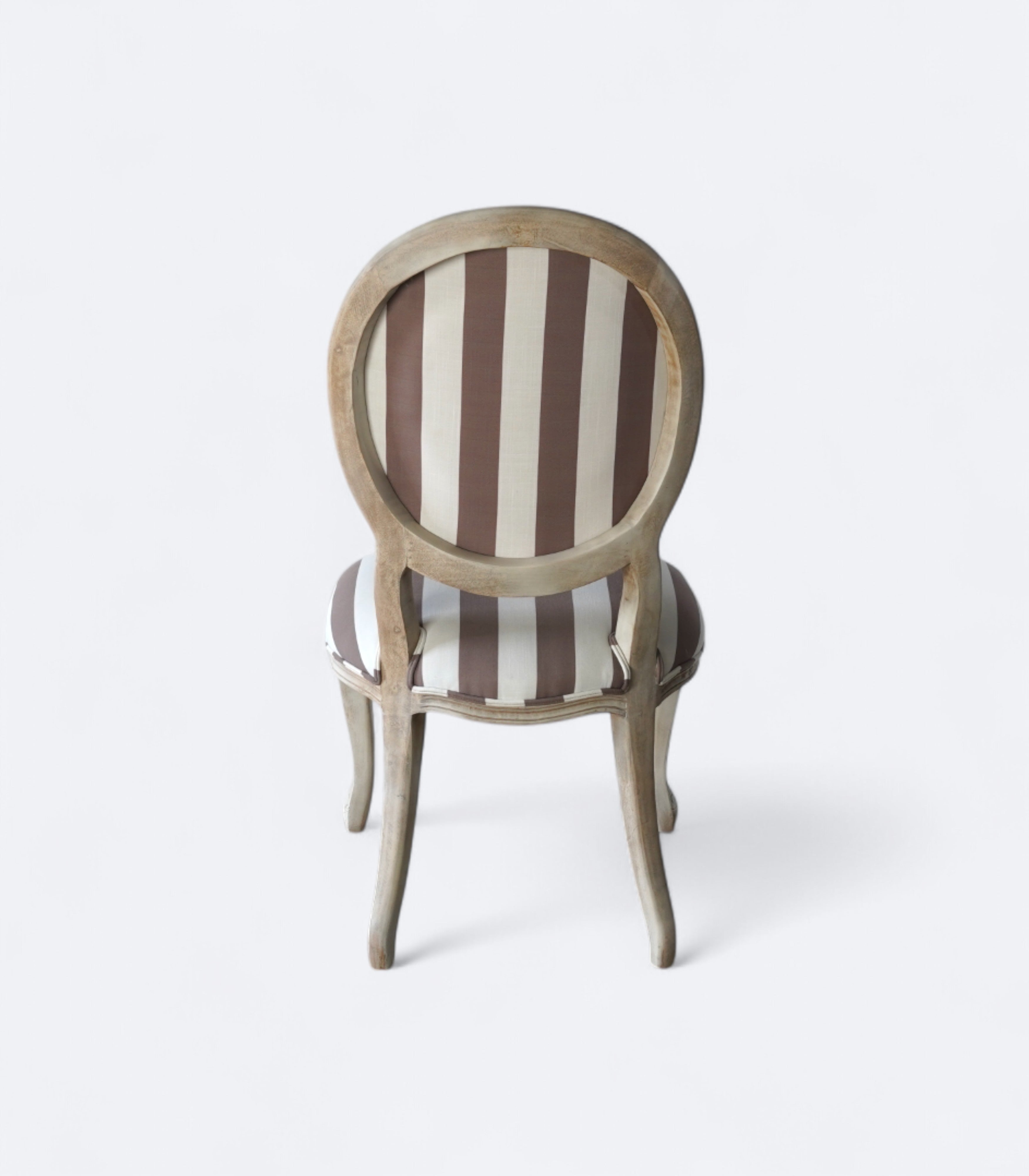 Striped French Salon Chair