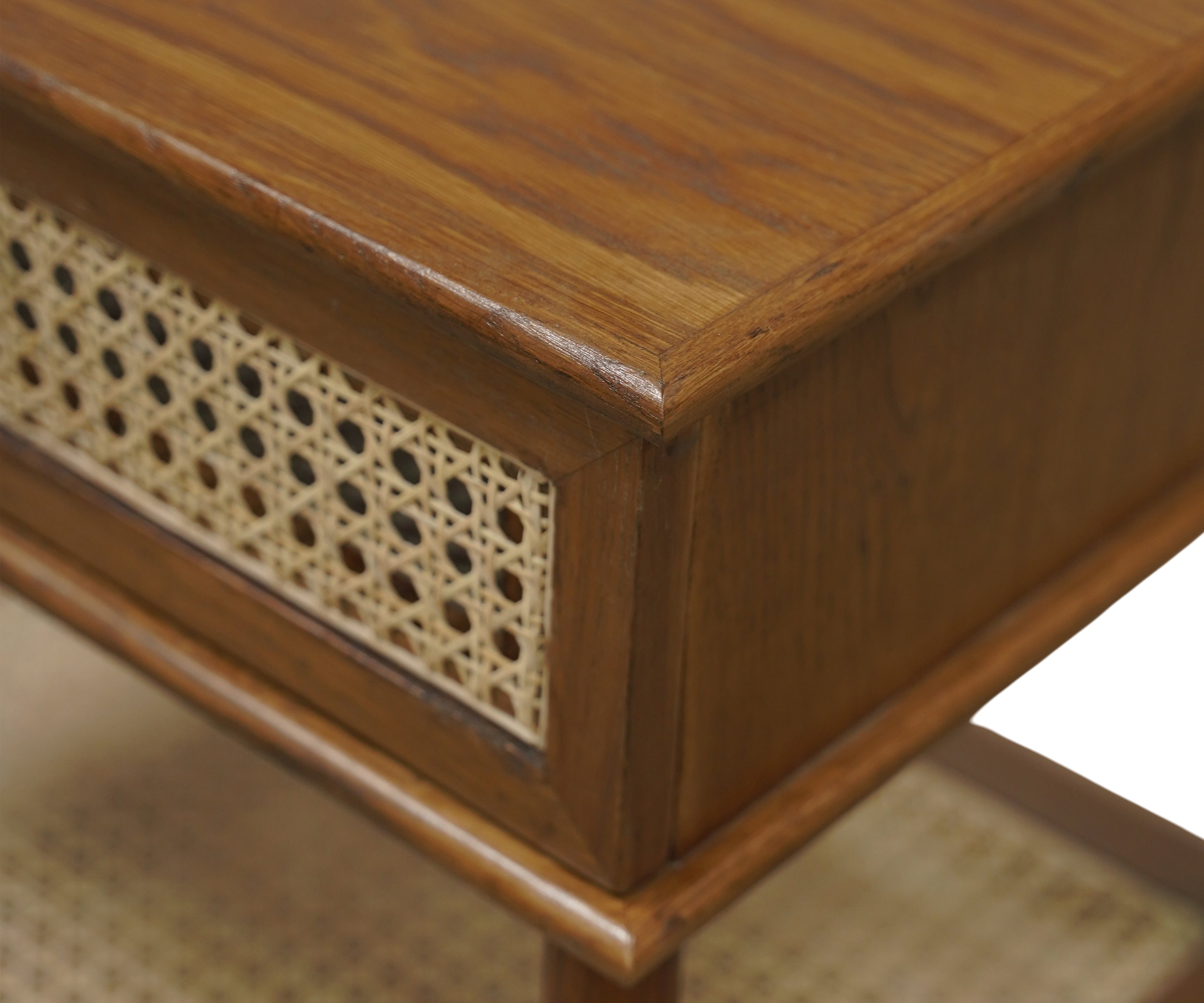Rattan Bedside Table