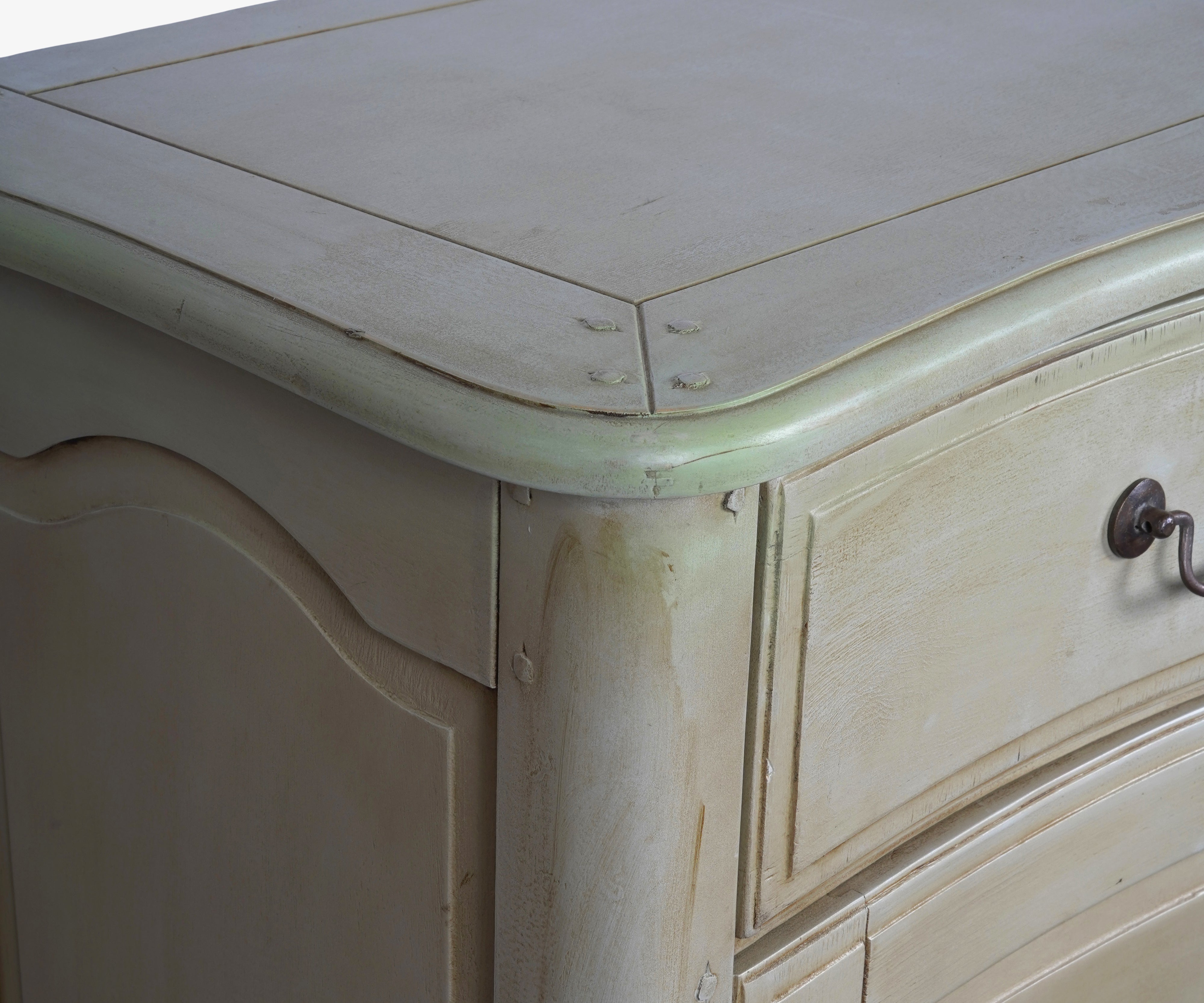 Maison de Luxe Painted Buffet Cabinet in French Grey