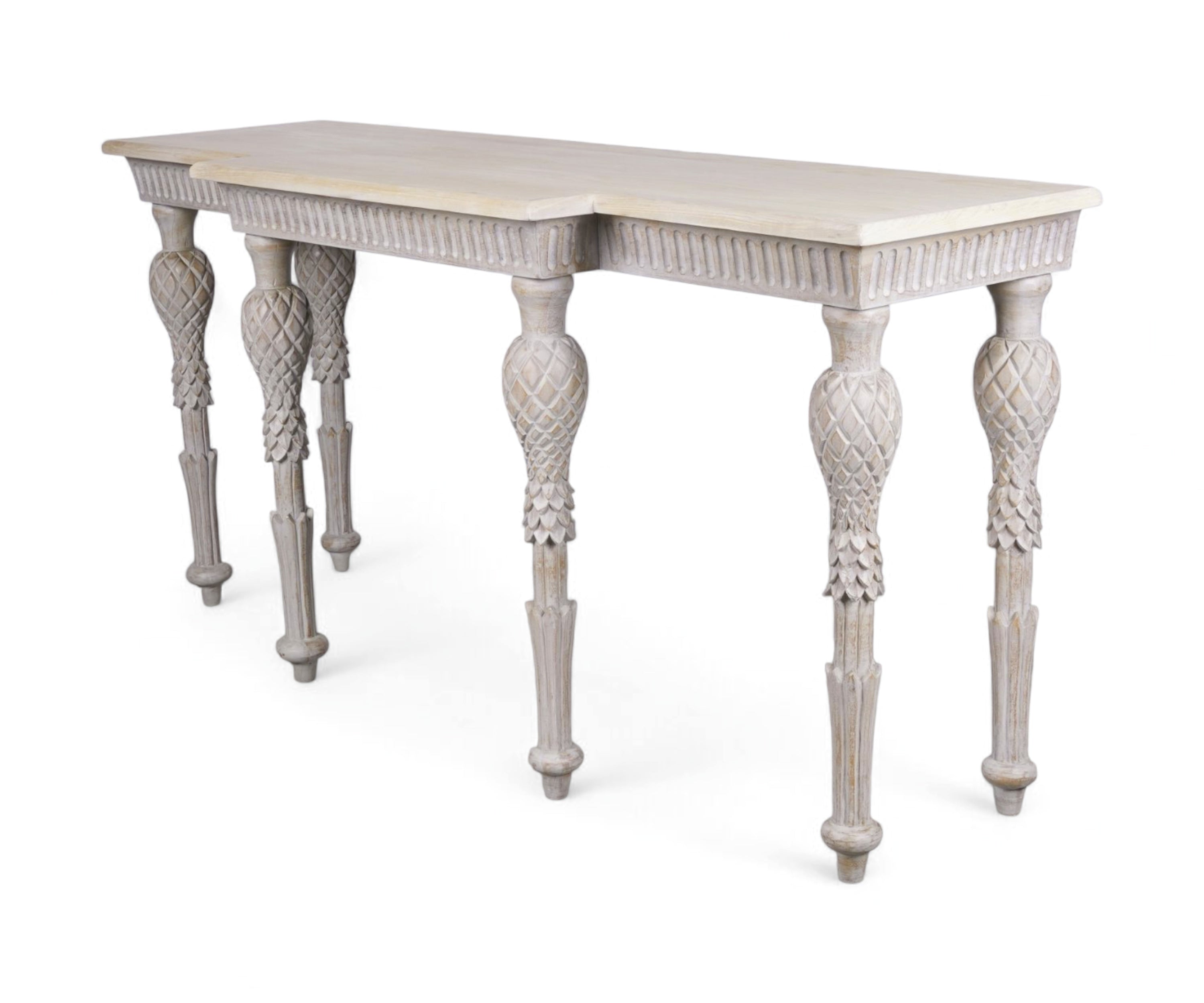 Pineapple Curved Consol table