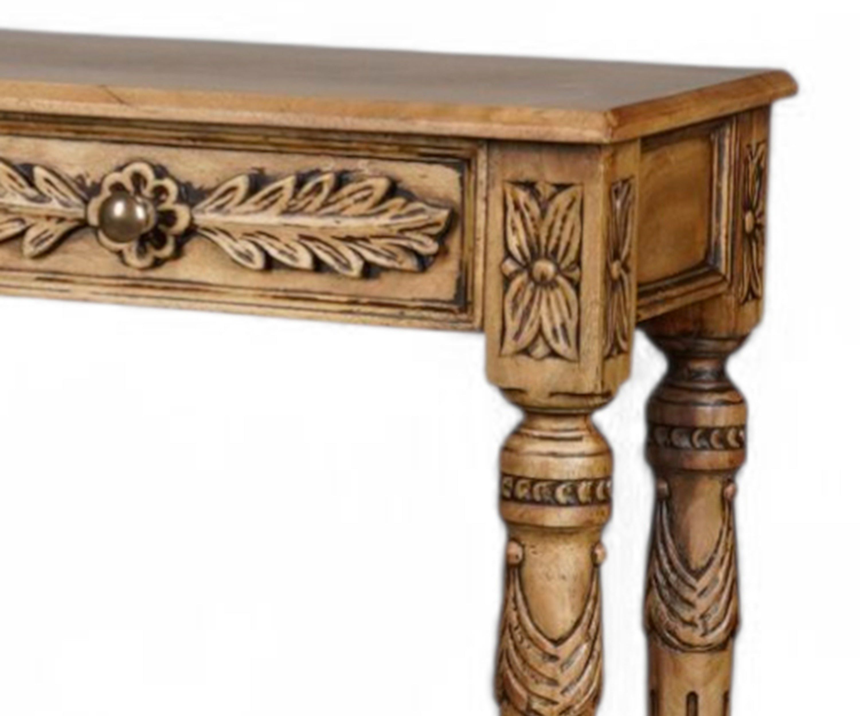 Imperial 6 Leg Console Carved