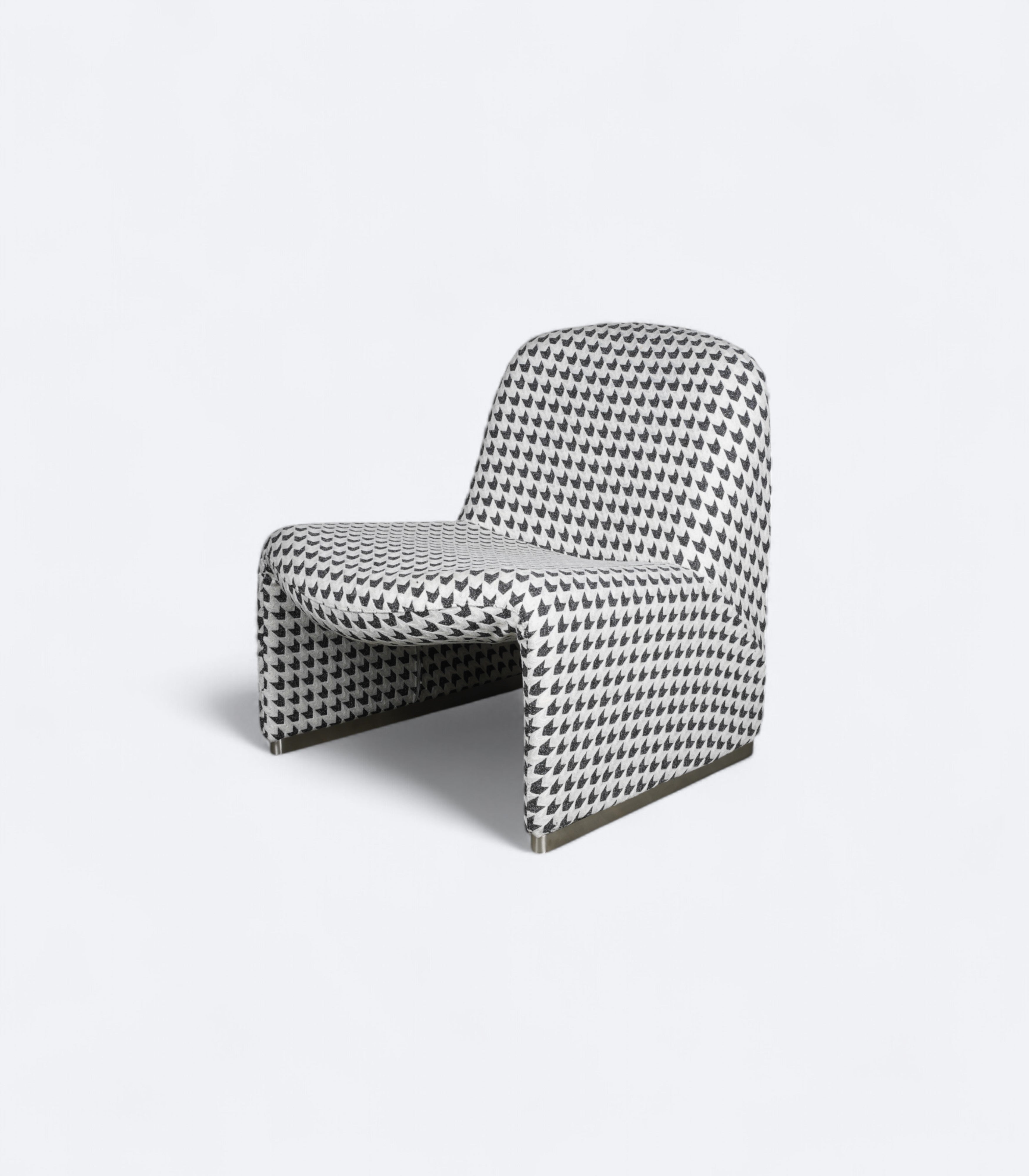 Alluring Houndstooth Armchair
