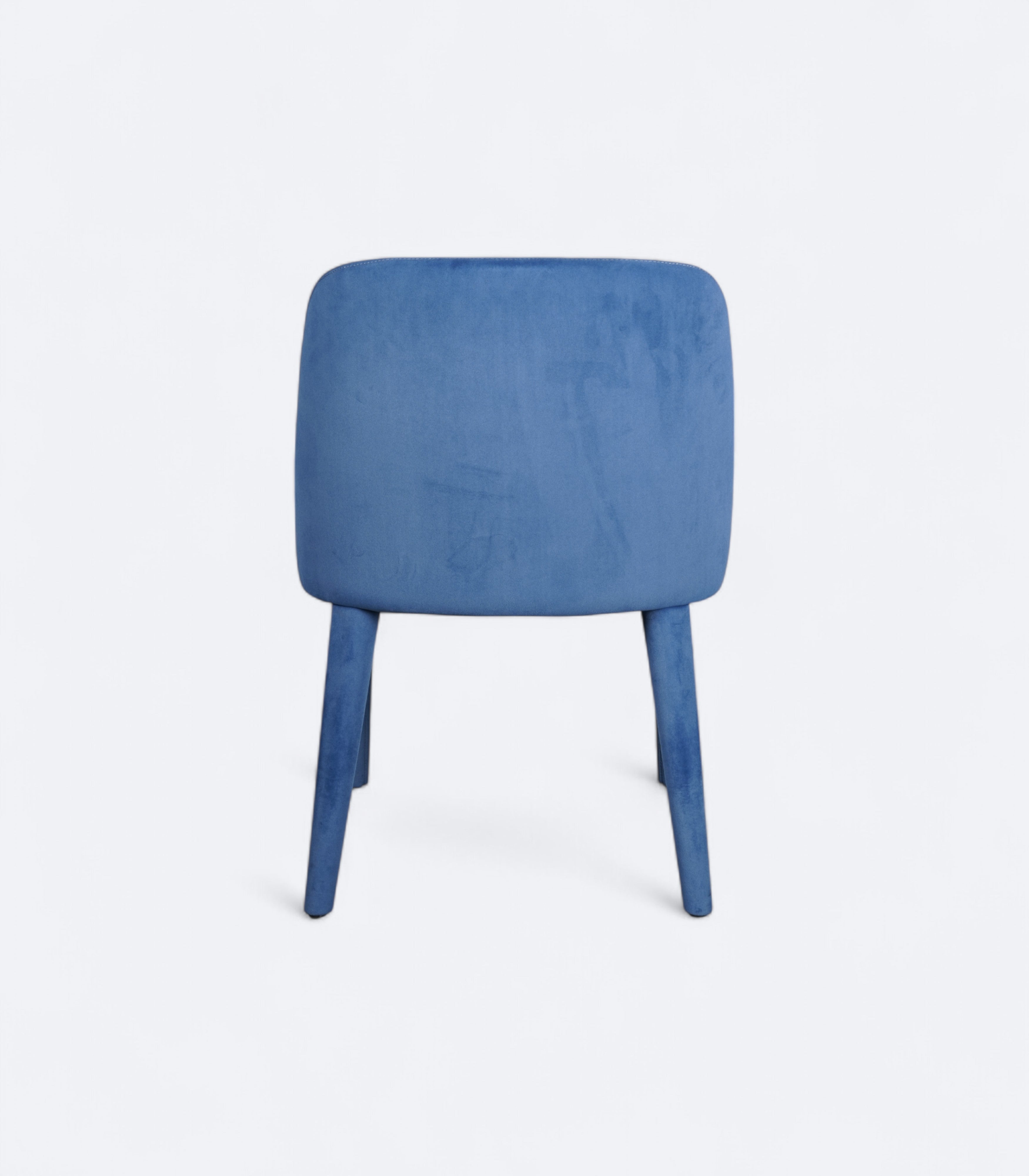 Low-Profile Modern Dining Chair in Velvet
