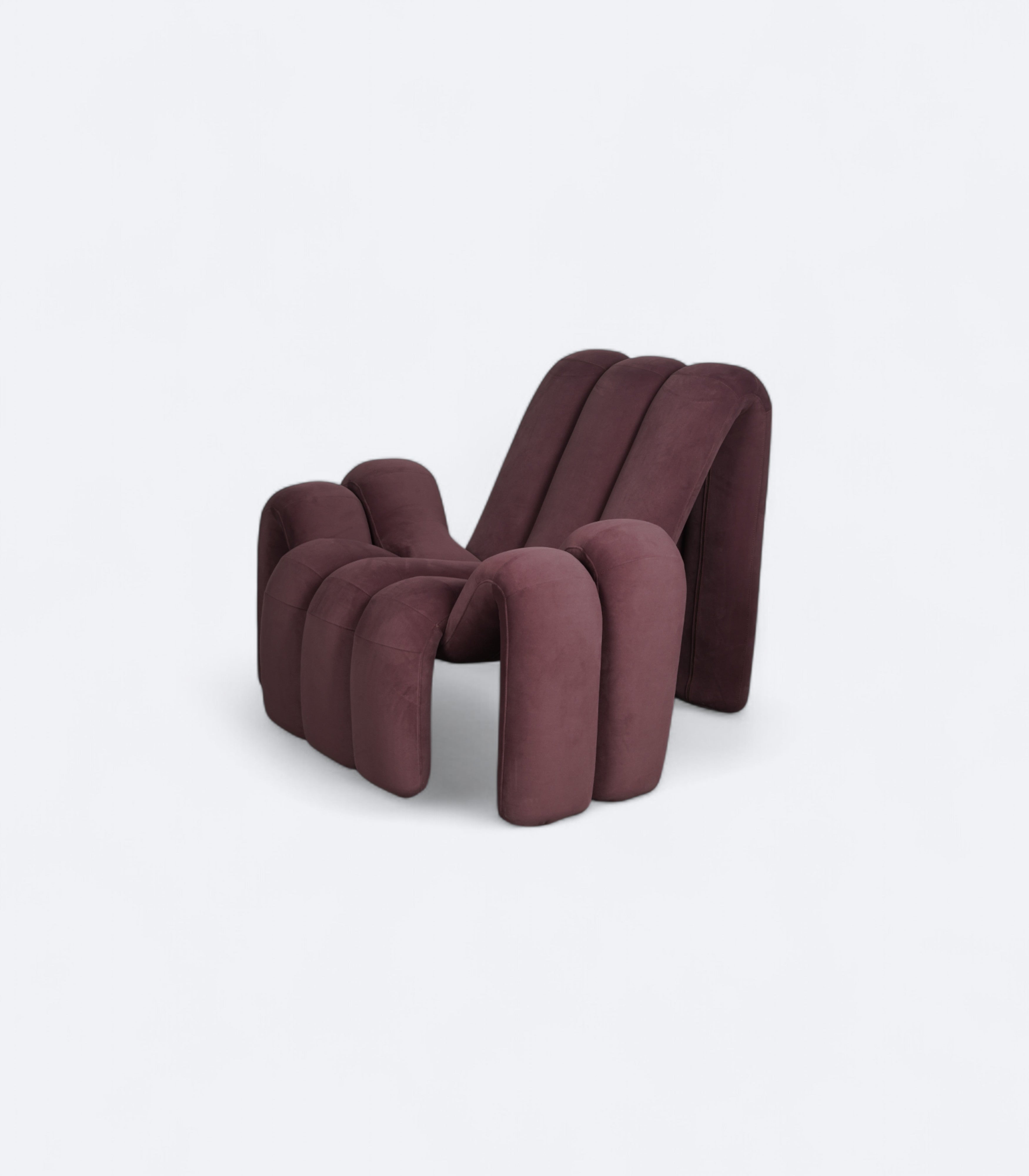 Avant-Garde Spider Velvet Lounge Chair