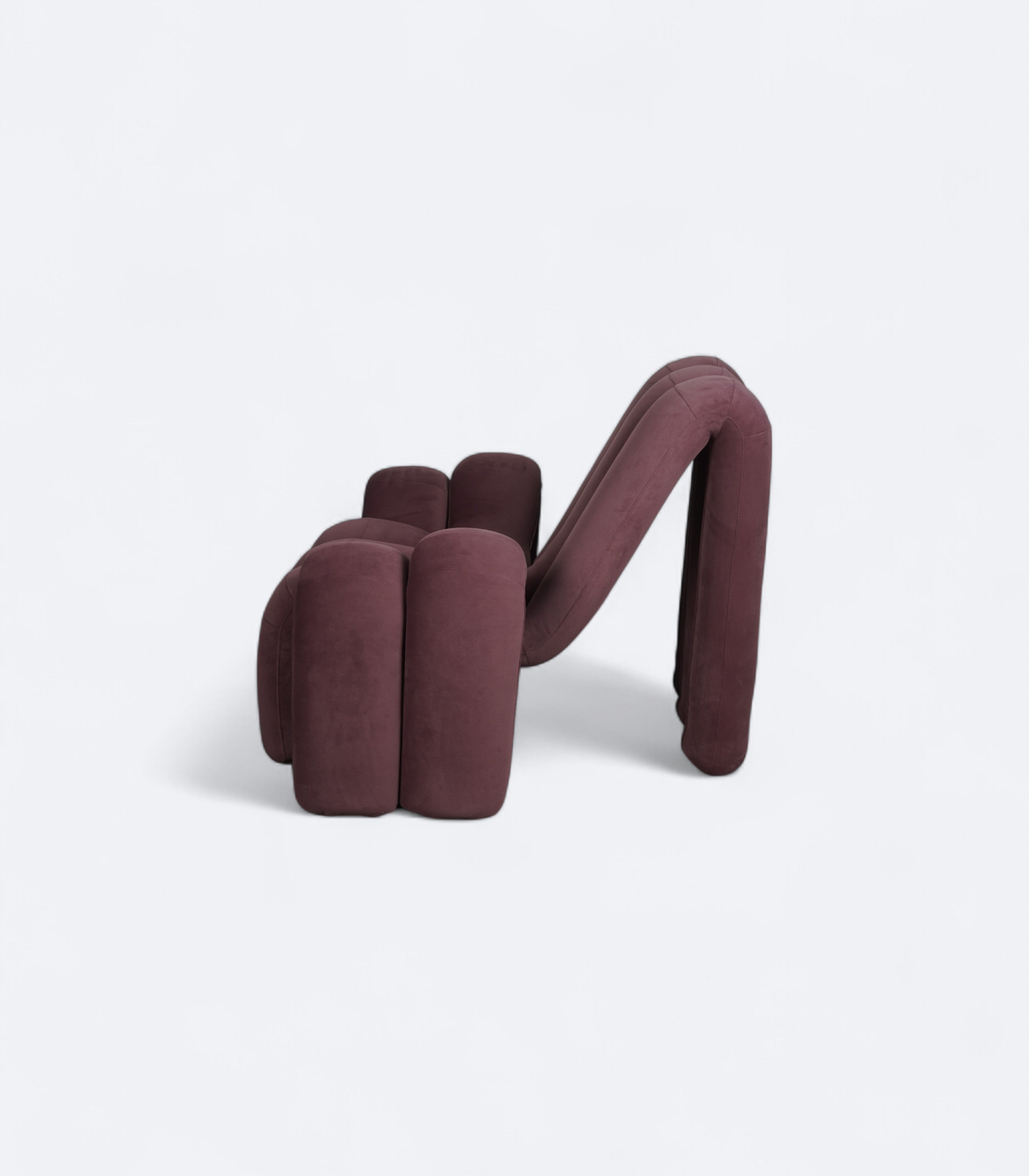 Avant-Garde Spider Velvet Lounge Chair