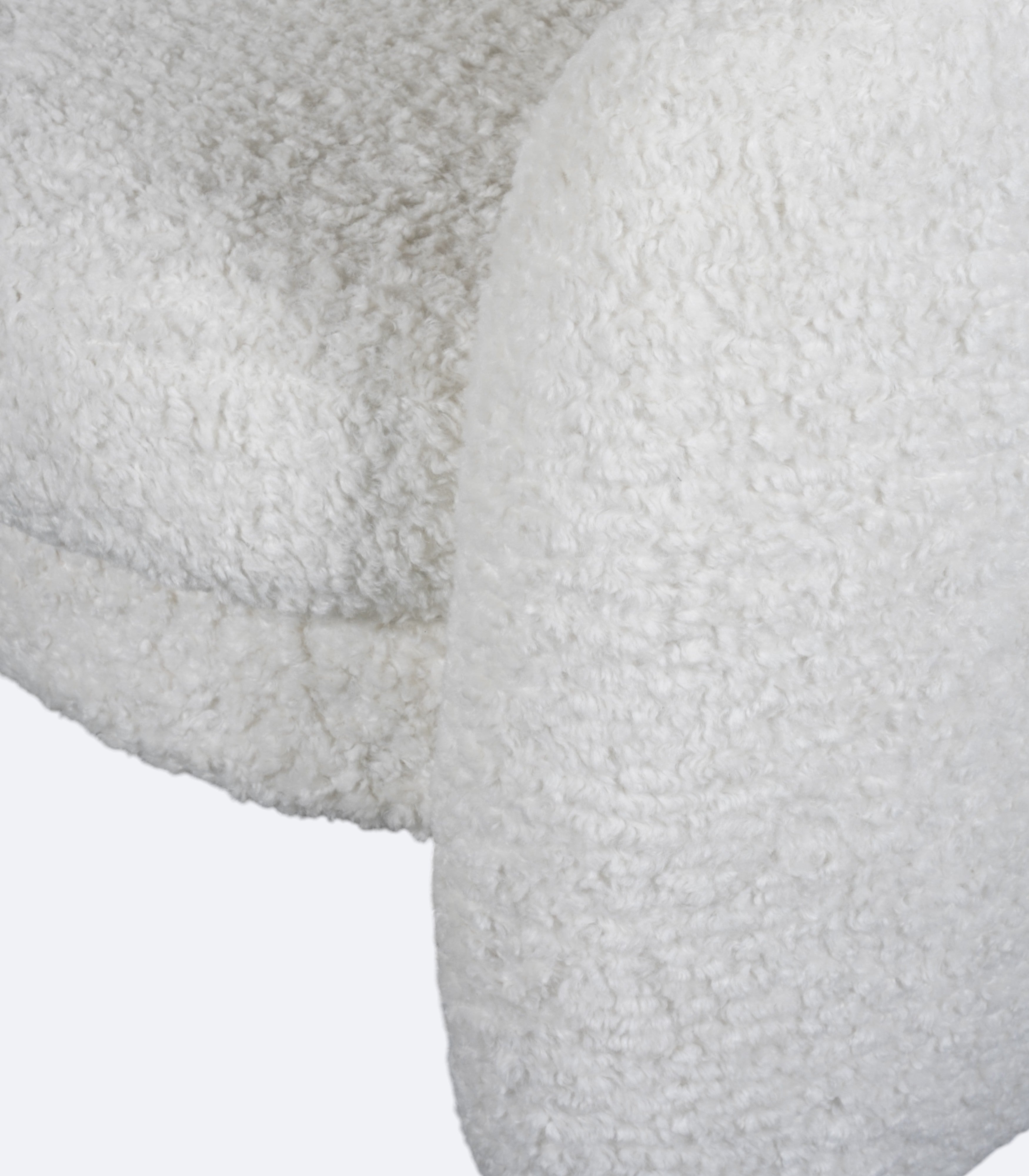 Modern Amoais Armchair in Cloud White