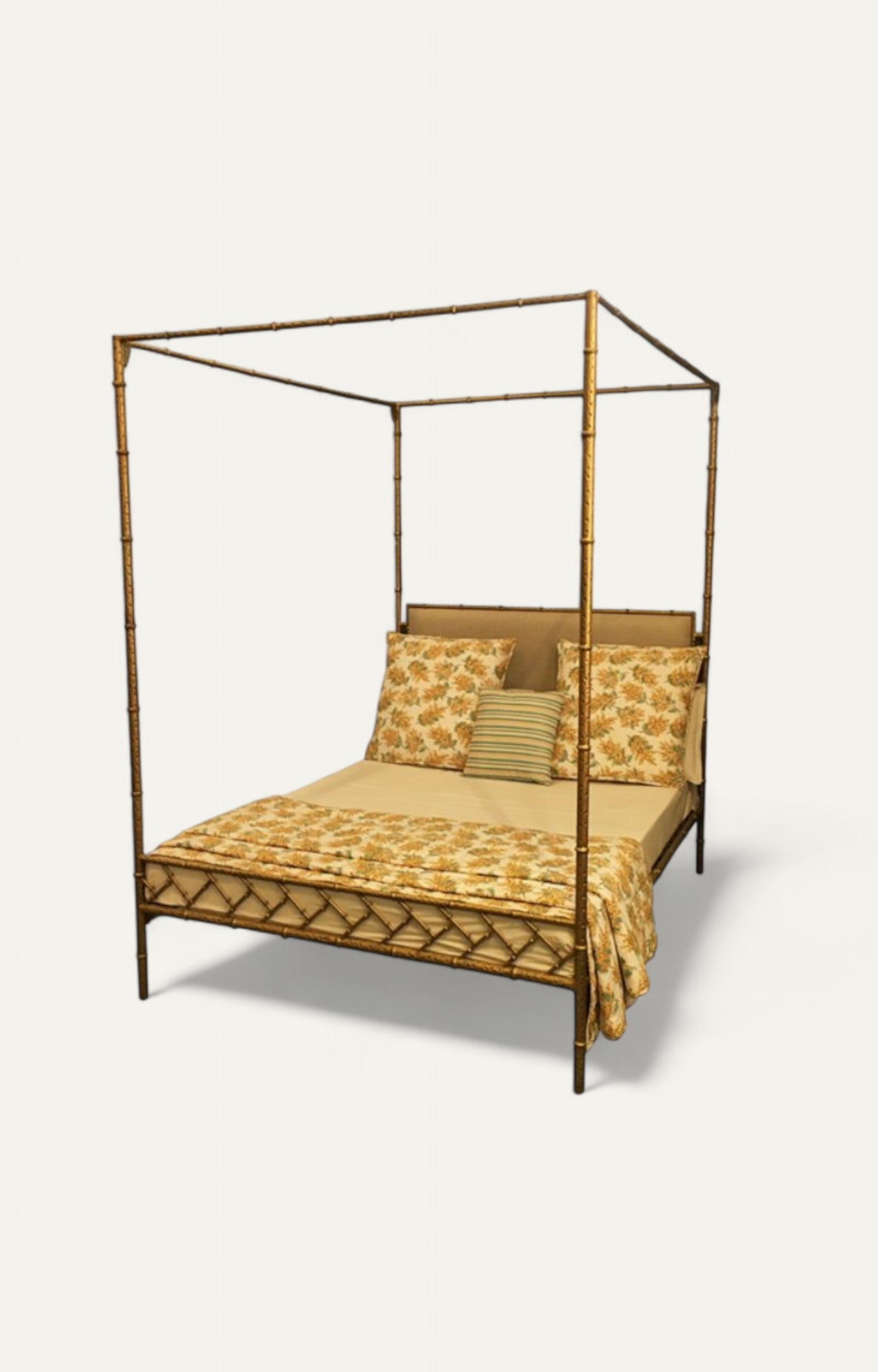 Four Poster bed with frame and mattress